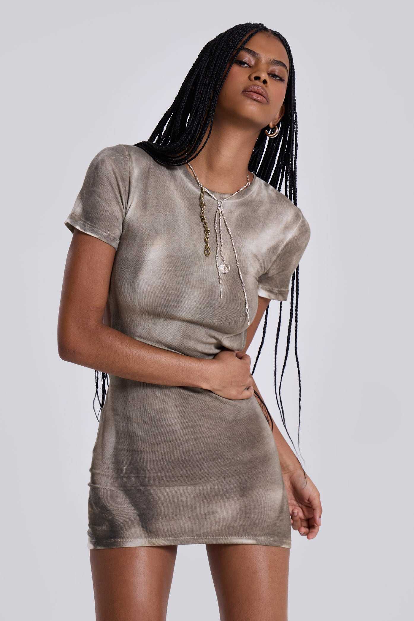 Shop Oil Wash Backless Mini Dress | Jaded London | Clothing Shop Oil Wash Backless Mini Dress | Jaded London | Clothing