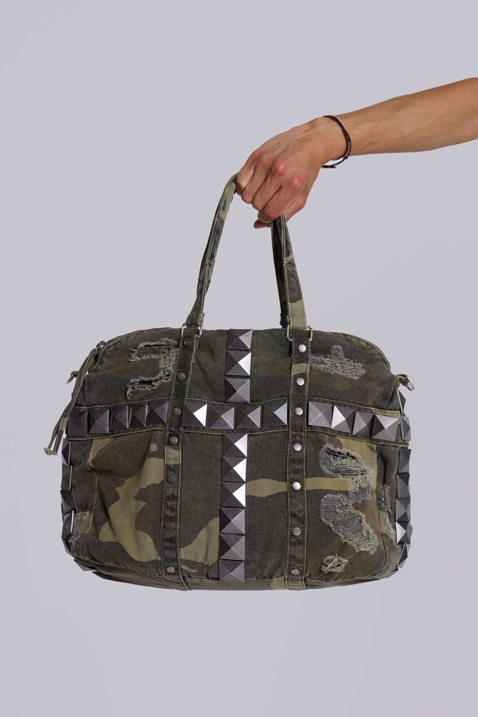 Trinity Camo Studded Bag