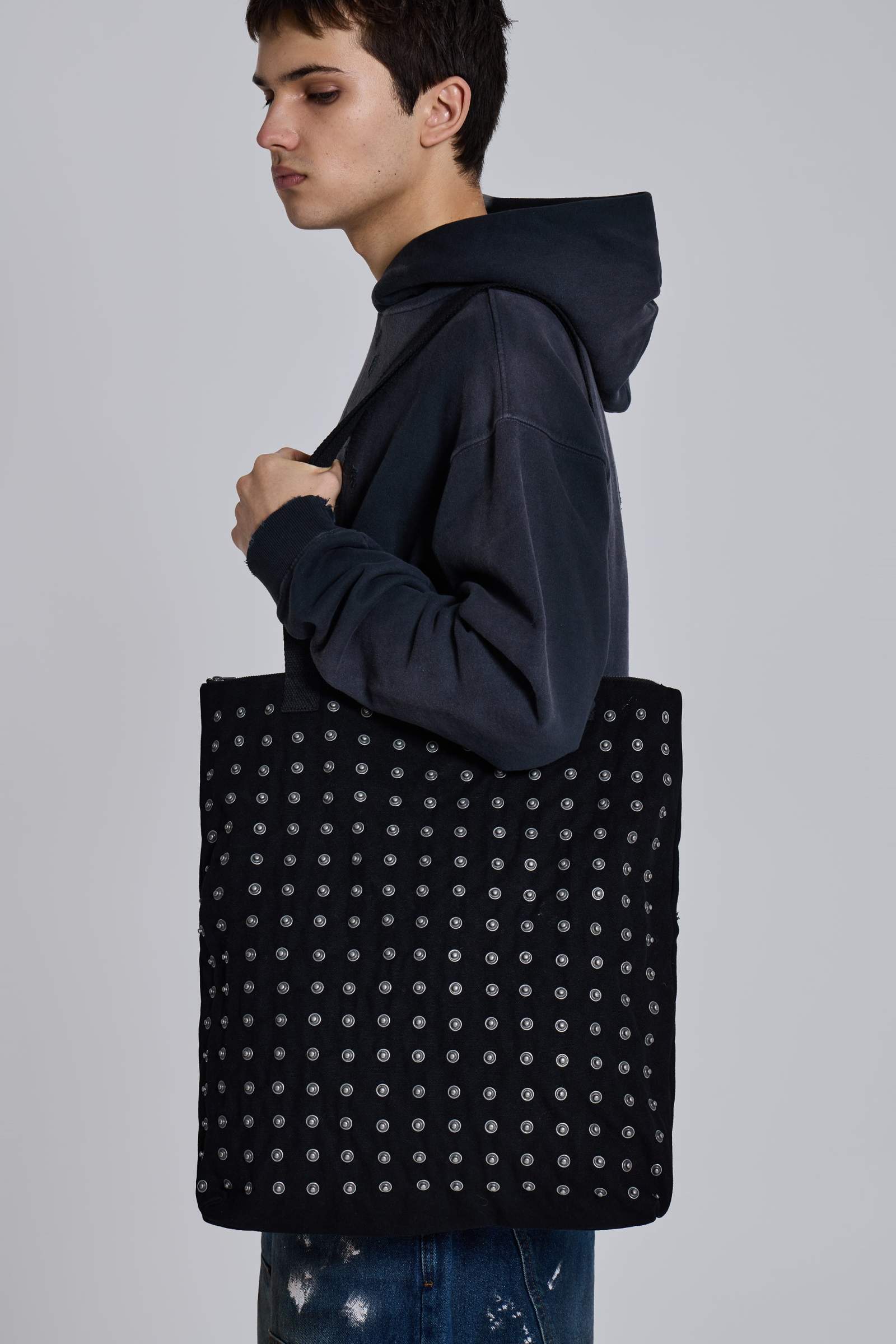 Press Stud Tote Bag
