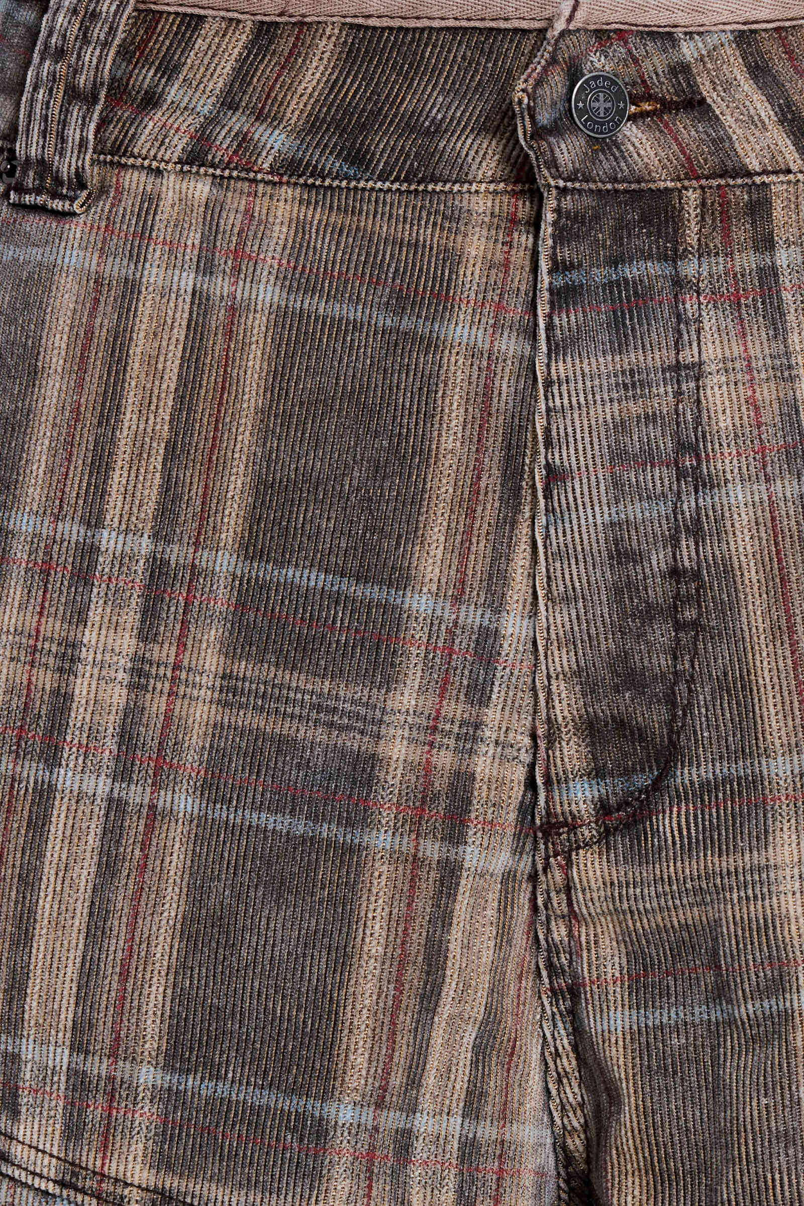 Brown Check Cadet Cargos