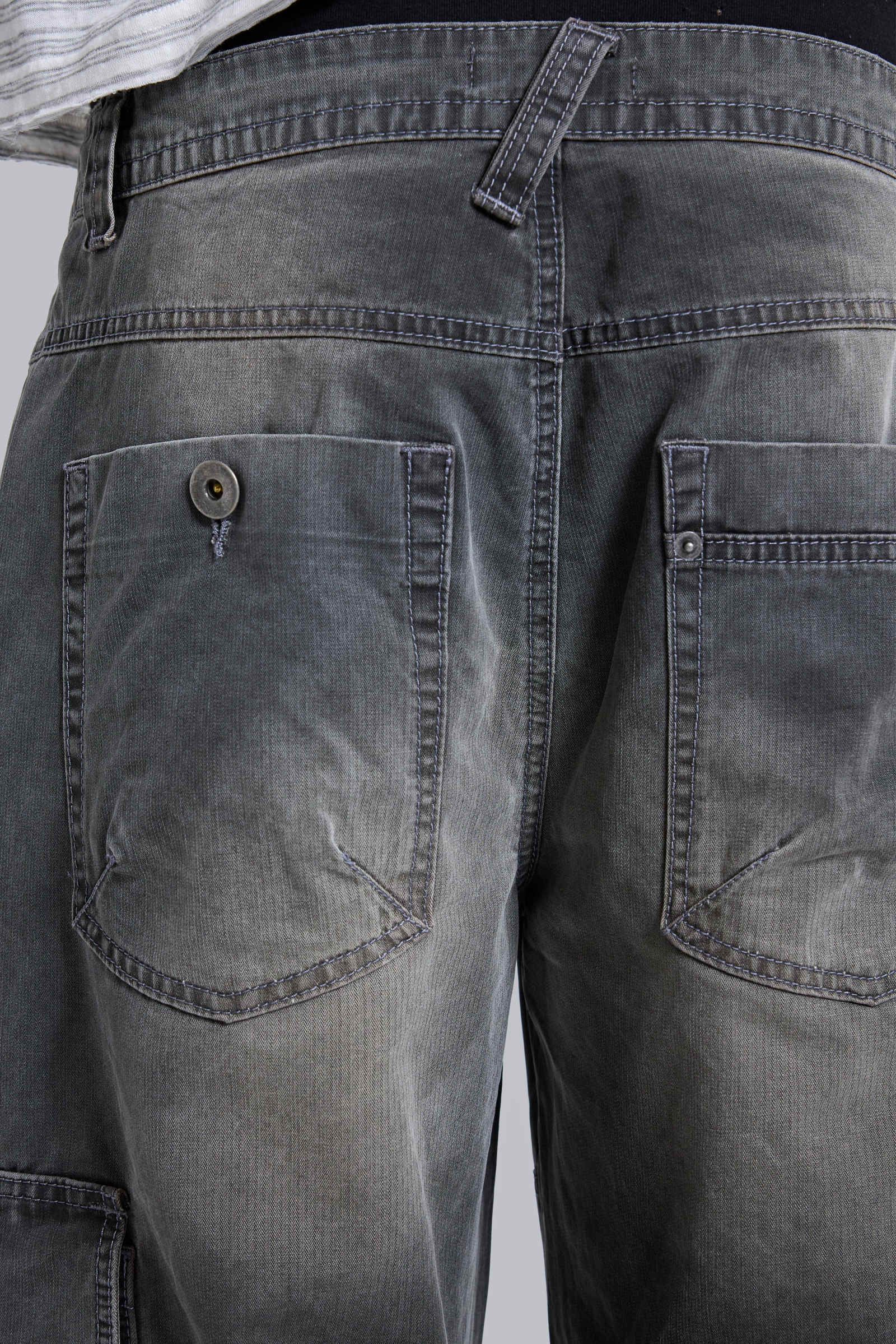 WASHED SLUB STRAIGHT LEG CARGO