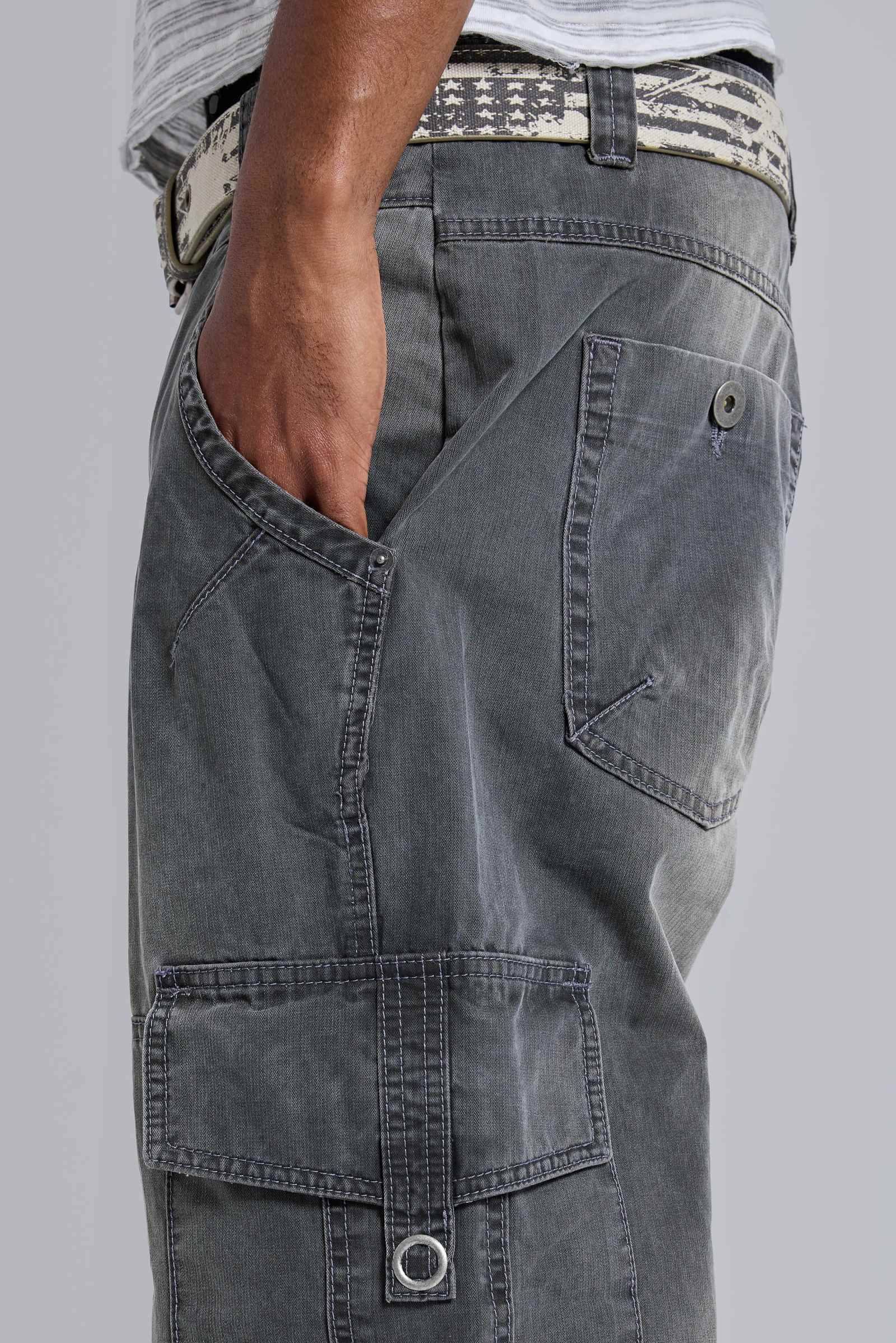 WASHED SLUB STRAIGHT LEG CARGO