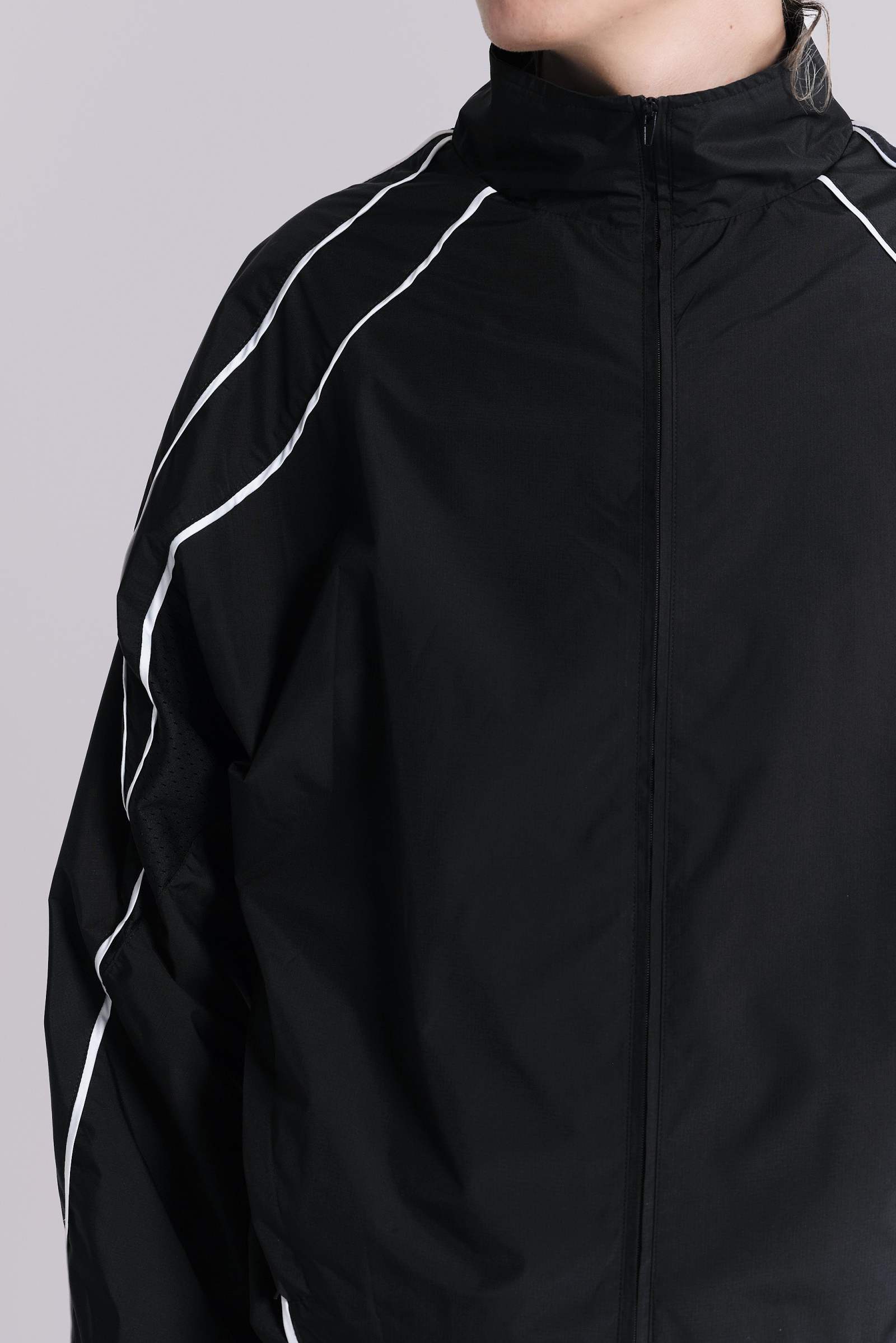 Black Vapor Tracksuit Top