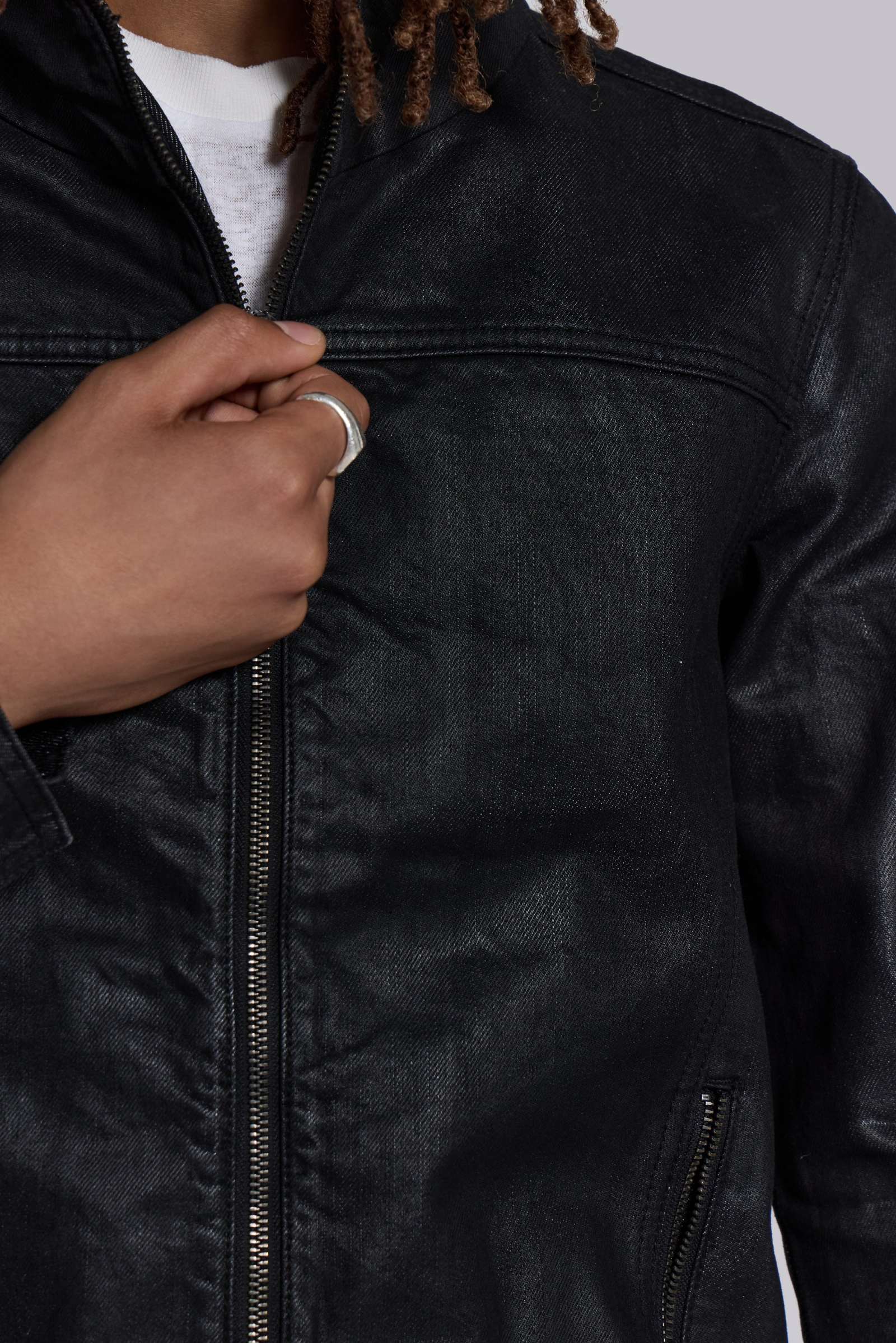Bedrock Waxed Denim Jacket | Jaded London | Clothing