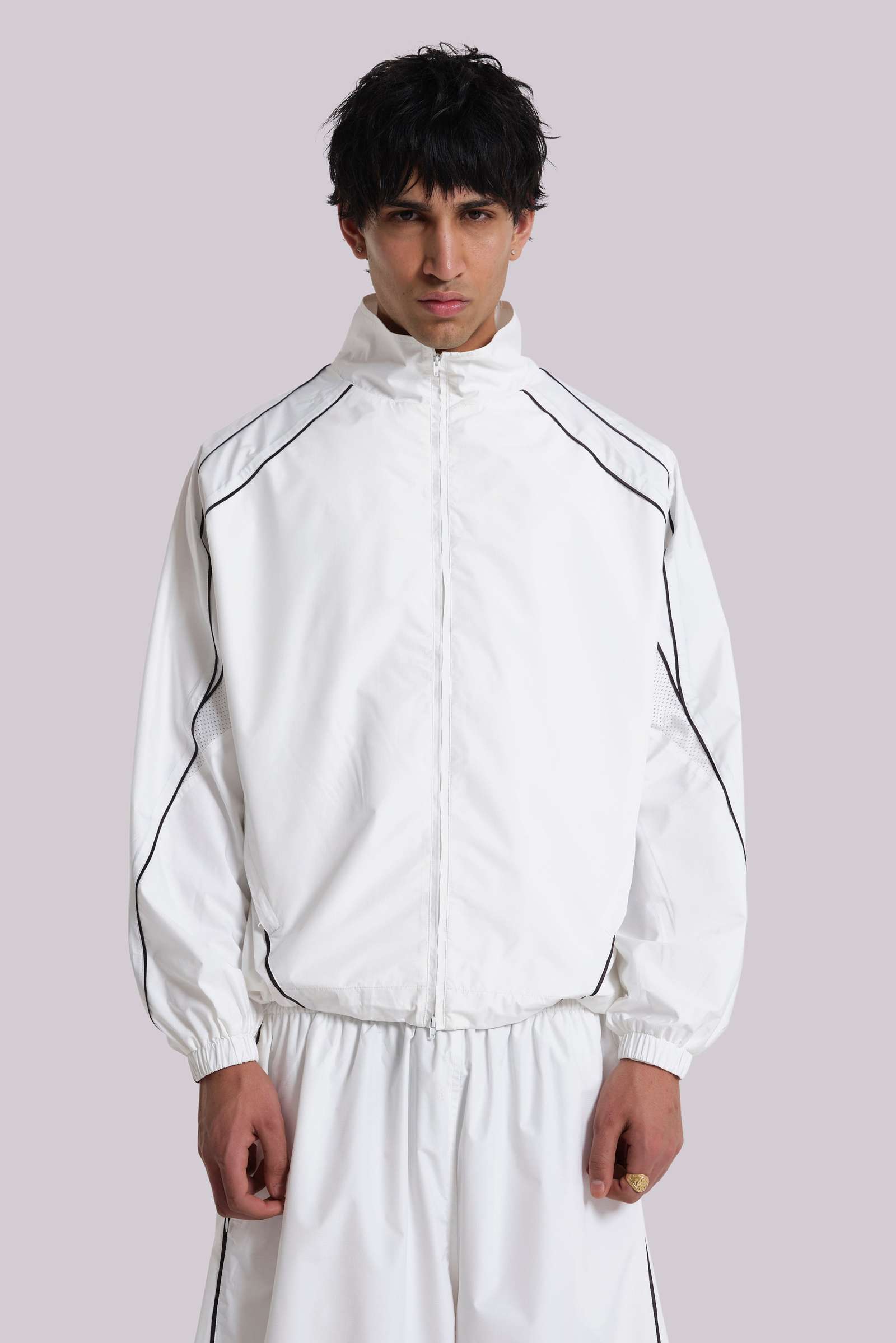 White Vapor Tracksuit Top