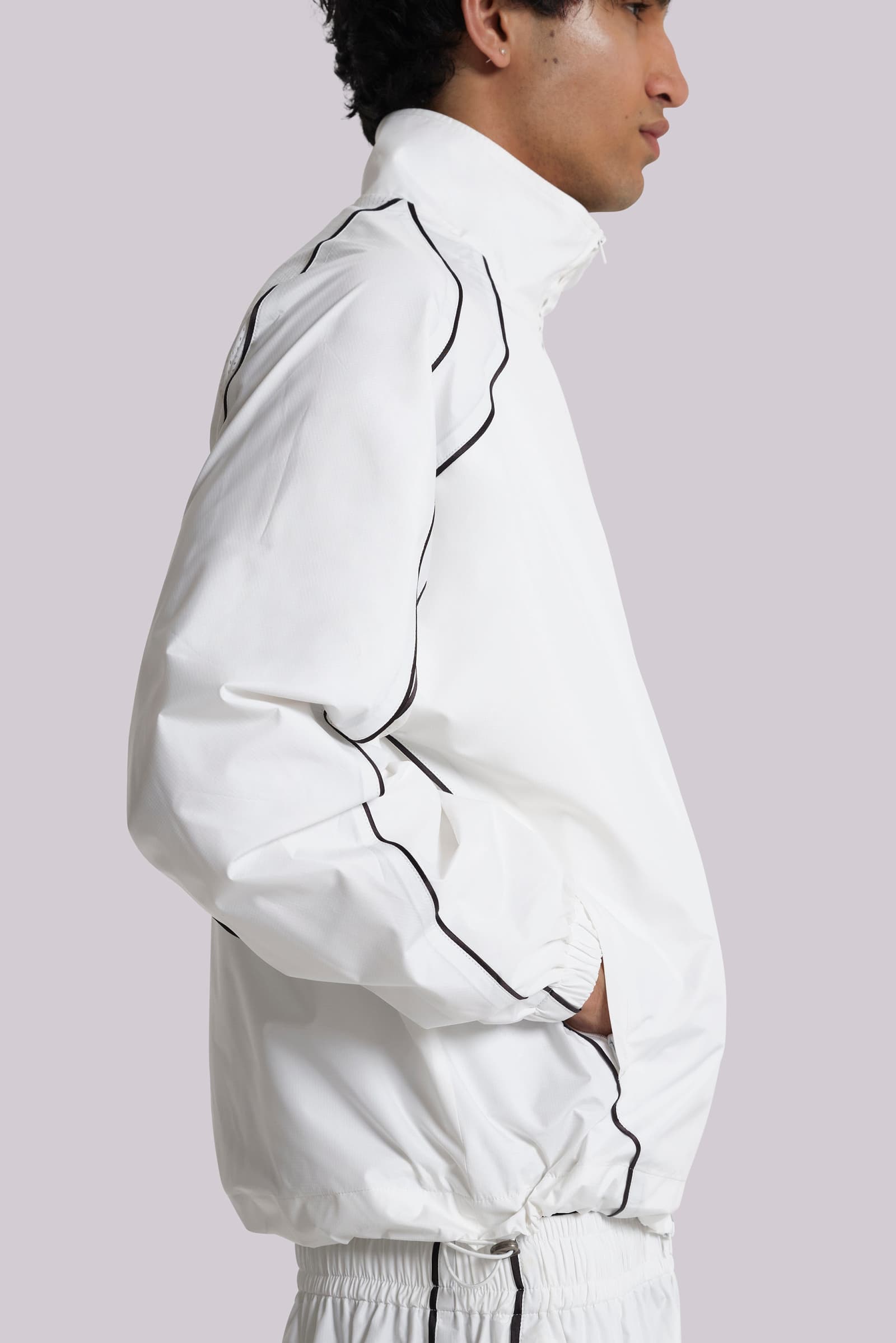 White Vapor Tracksuit Top