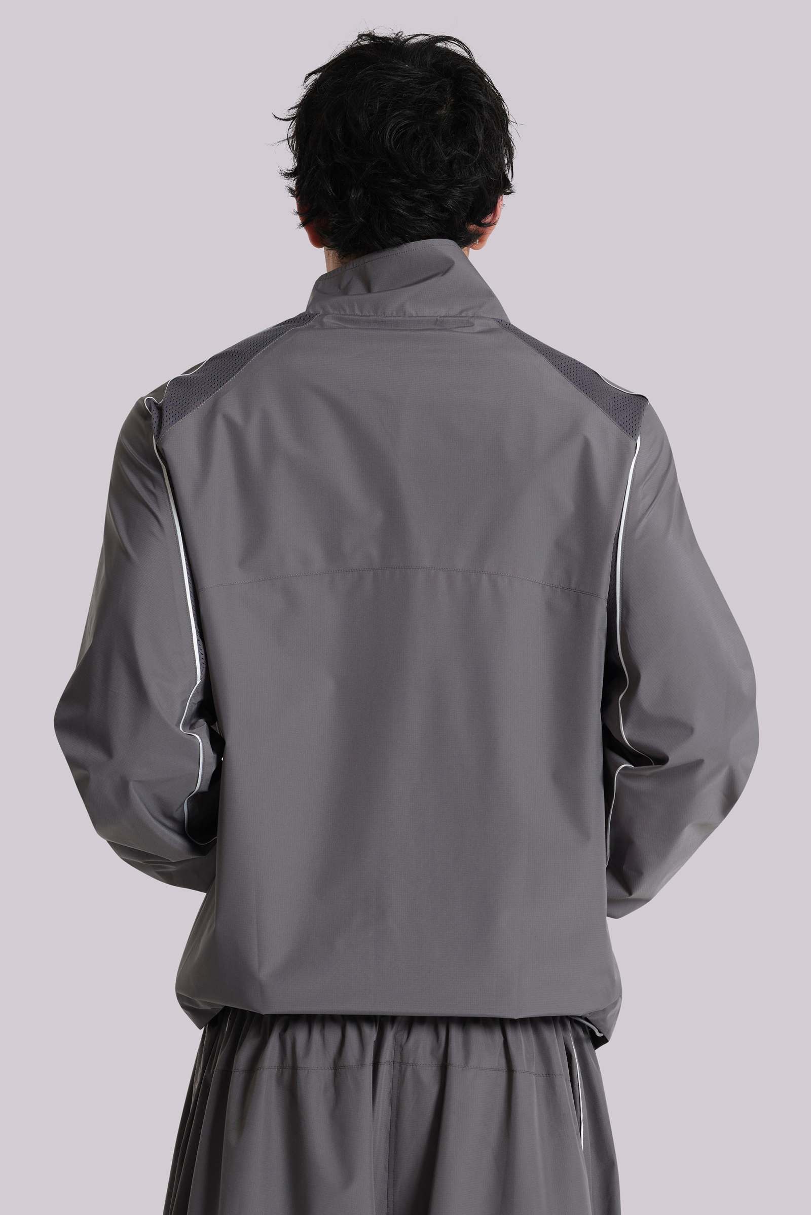 Grey Vapor Tracksuit Top