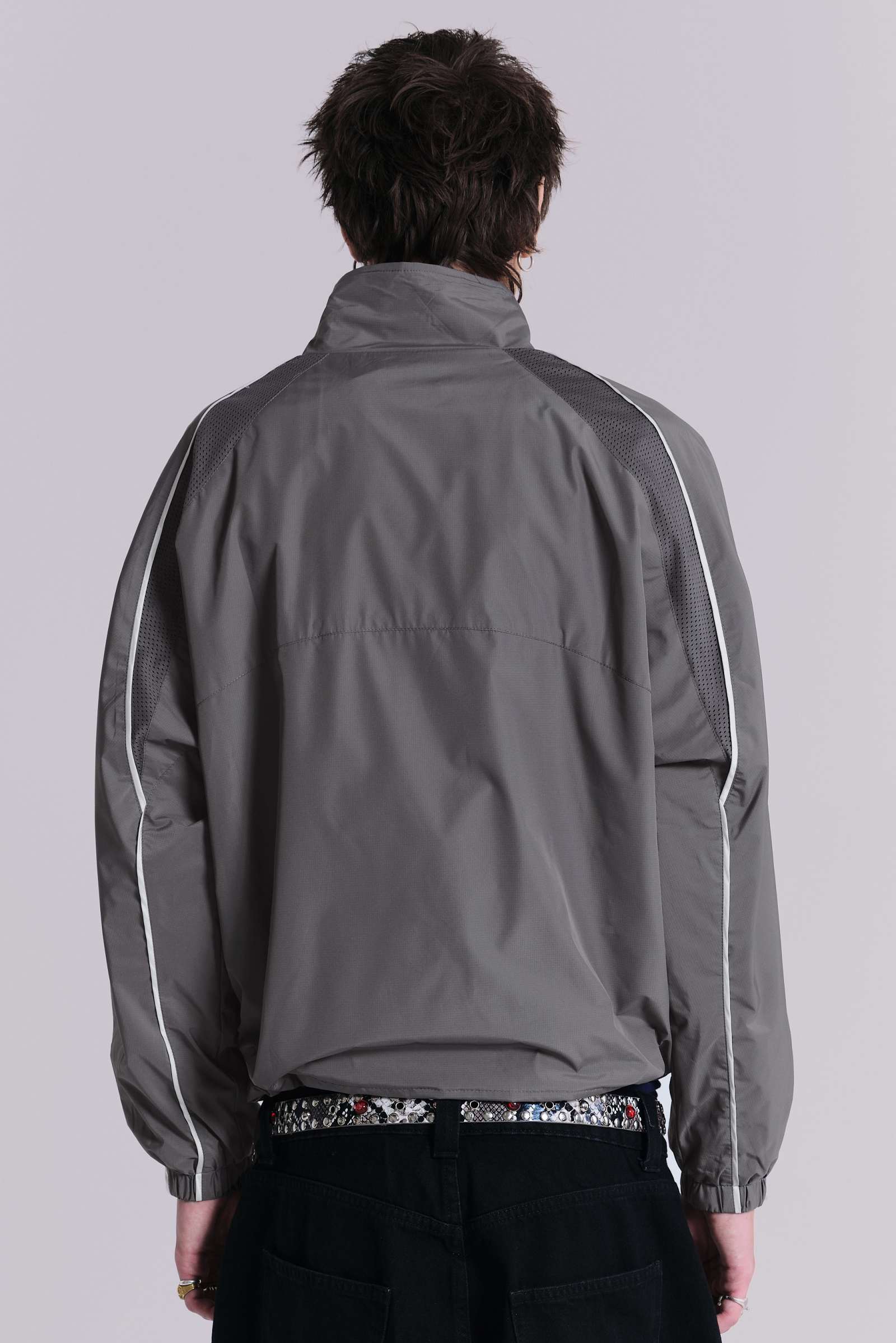 Grey Vapor Tracksuit Top