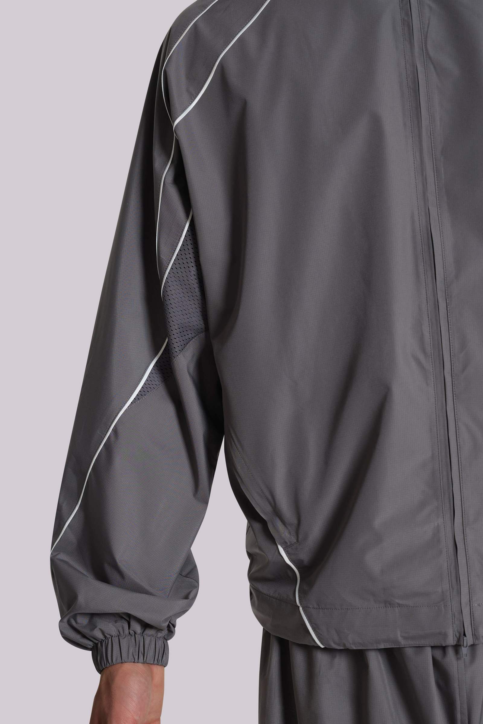 Grey Vapor Tracksuit Top