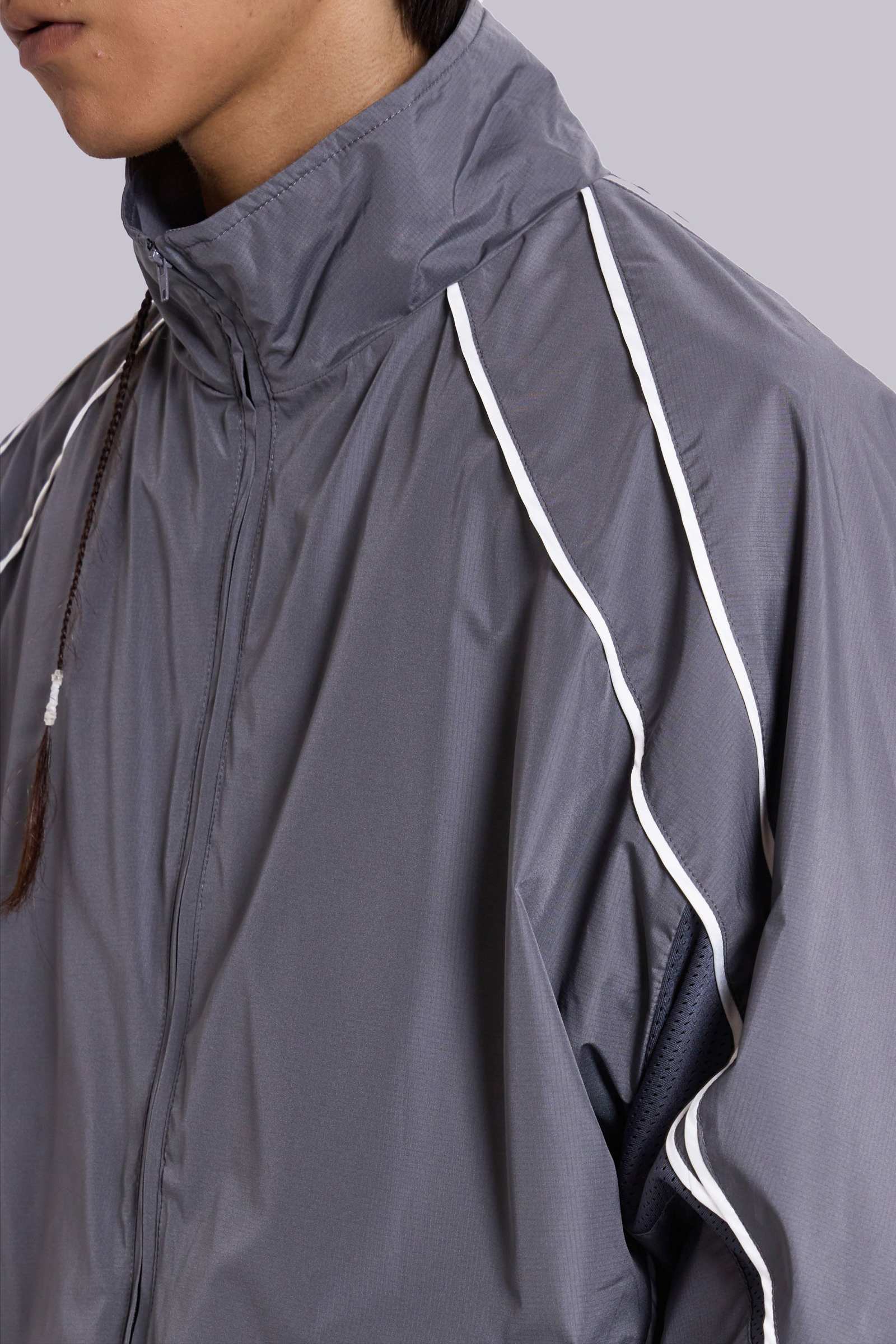 大人気★【Jaded London】ヴェイパー トラックスーツ トップ Grey Vapor Tracksuit Top | Jaded London | Clothing