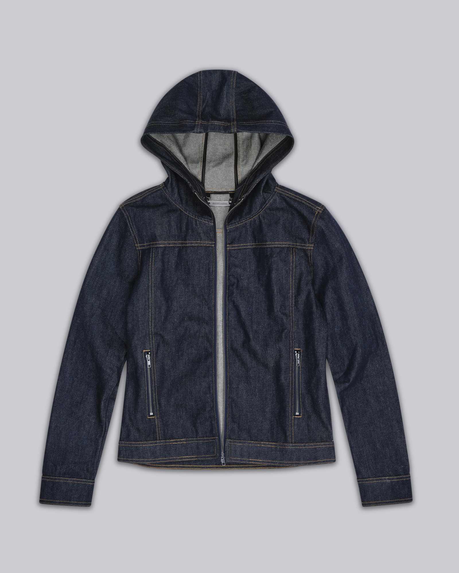 Indigo Bedrock Denim Jacket