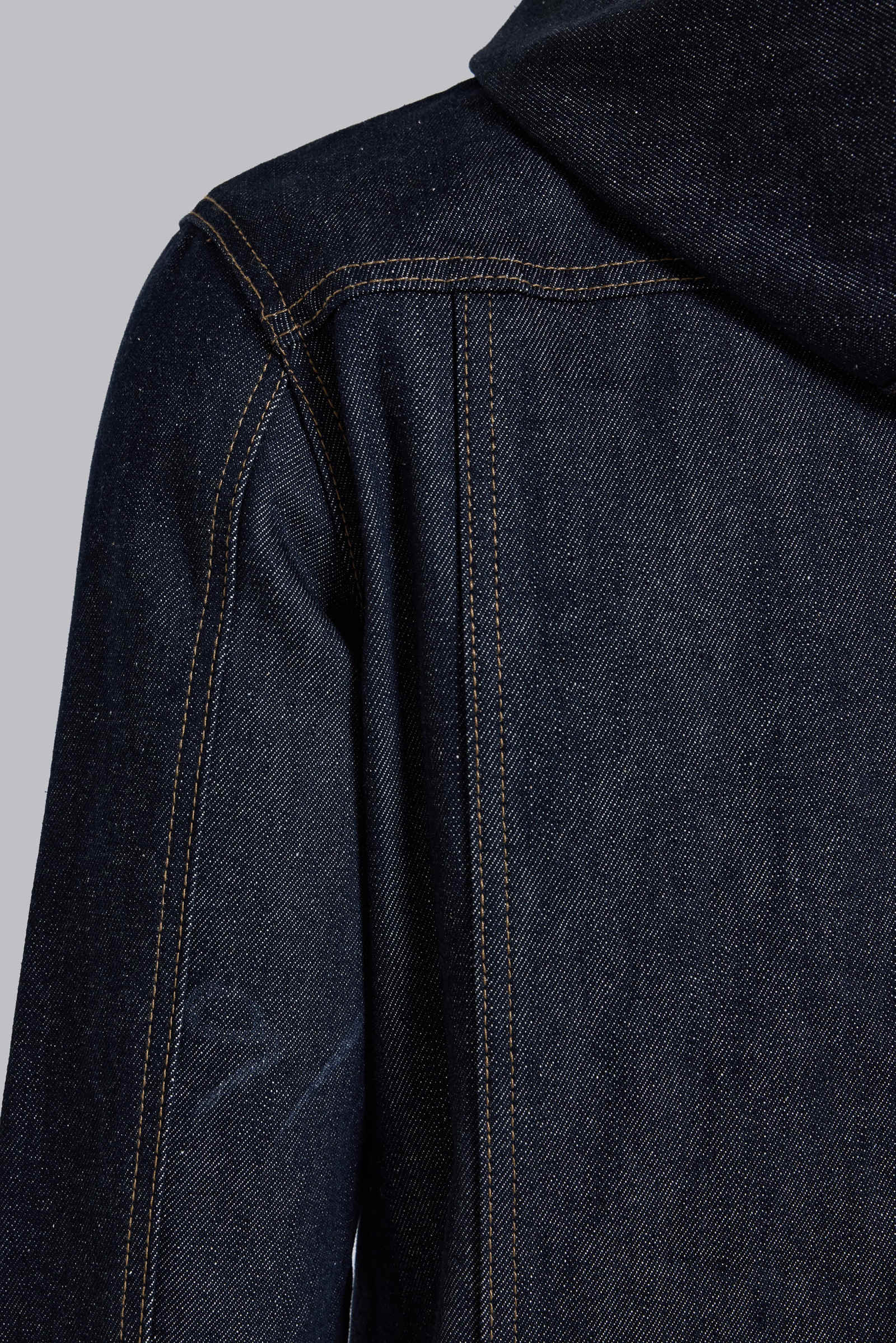 Indigo Bedrock Denim Jacket