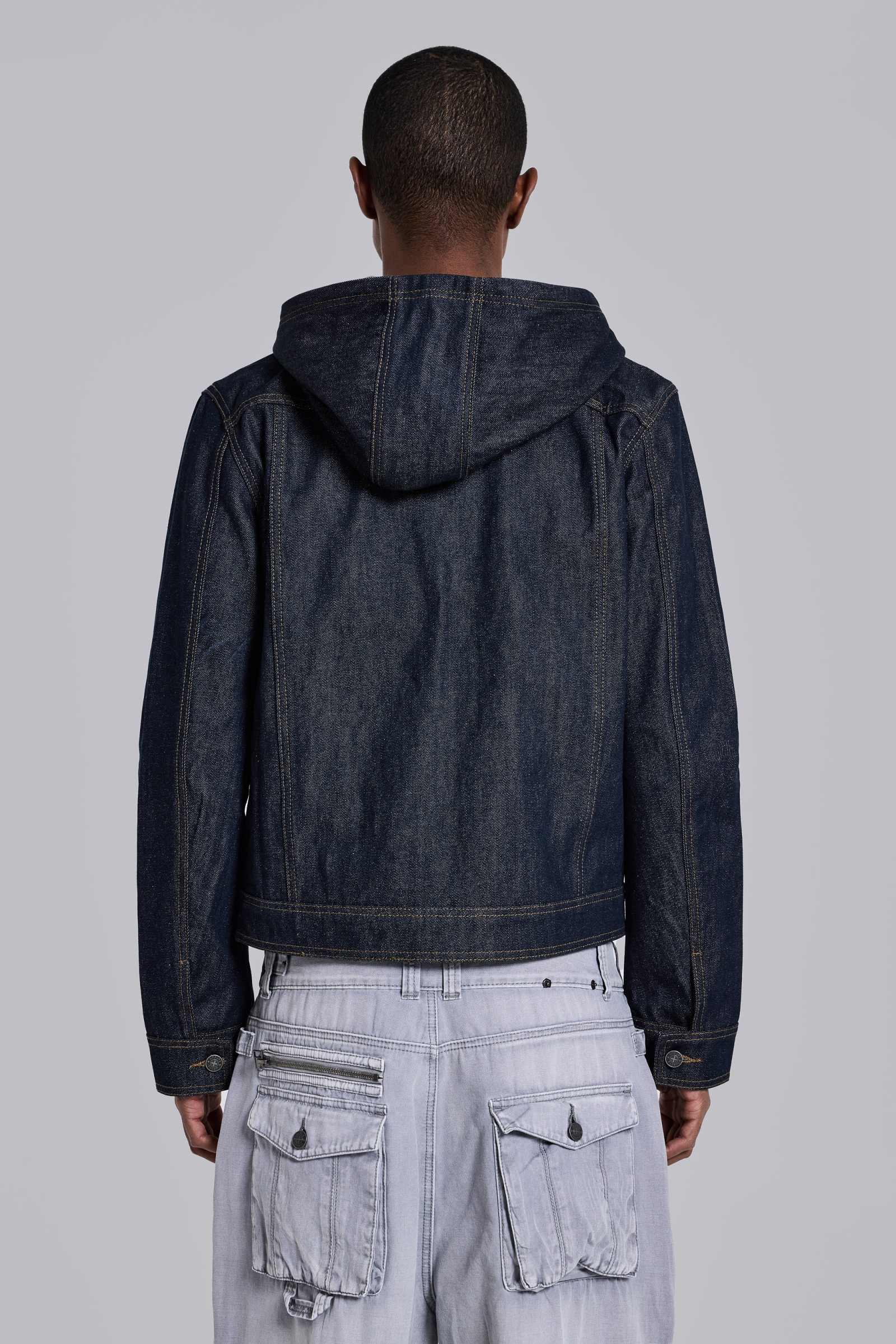 Indigo Bedrock Denim Jacket