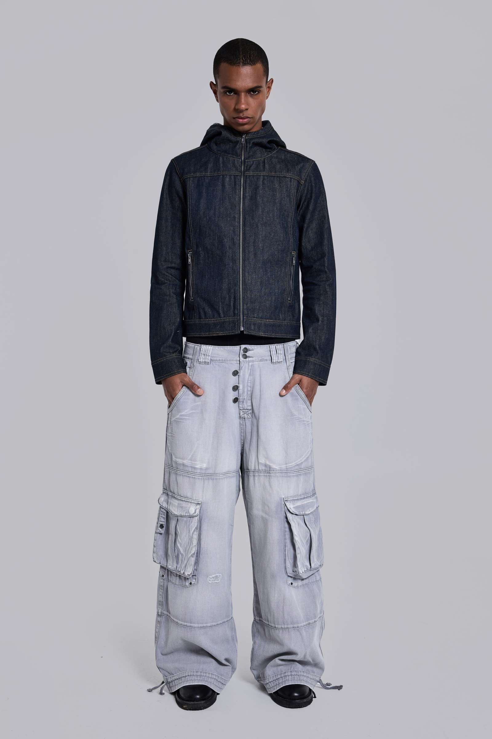 Indigo Bedrock Denim Jacket