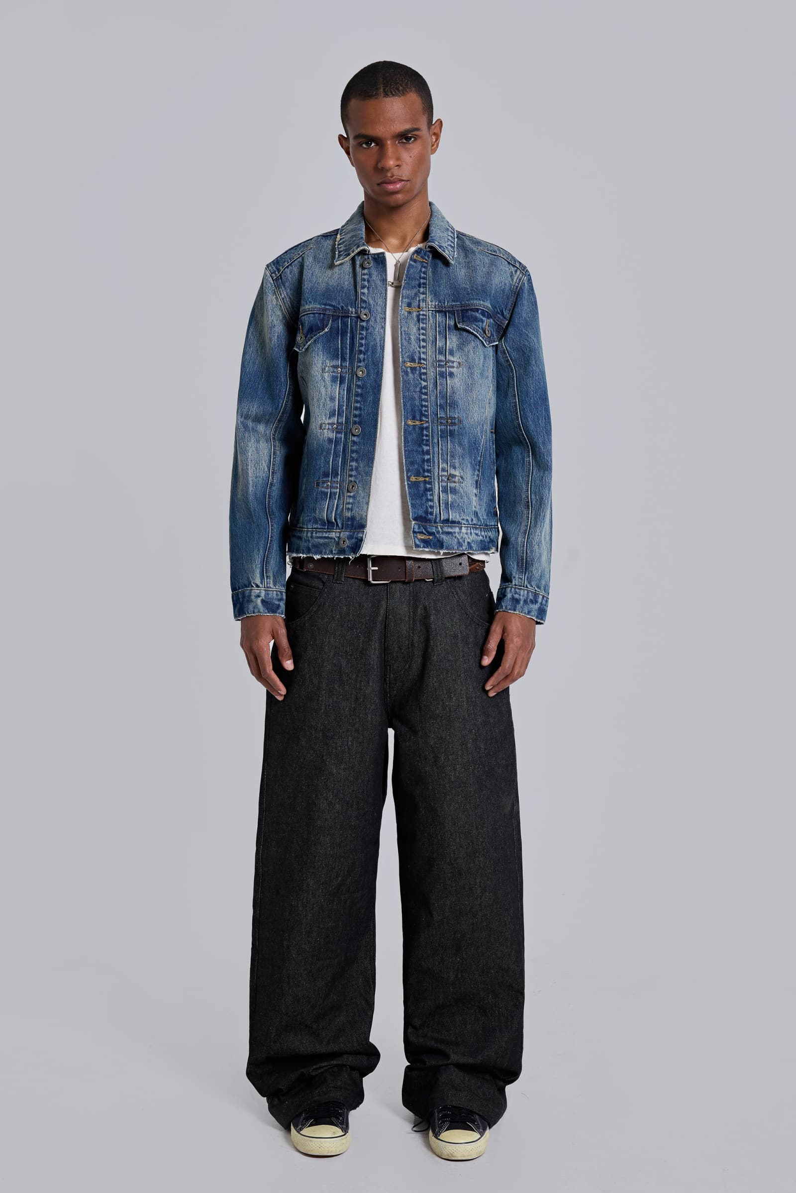 RUST WASH DENIM JACKET