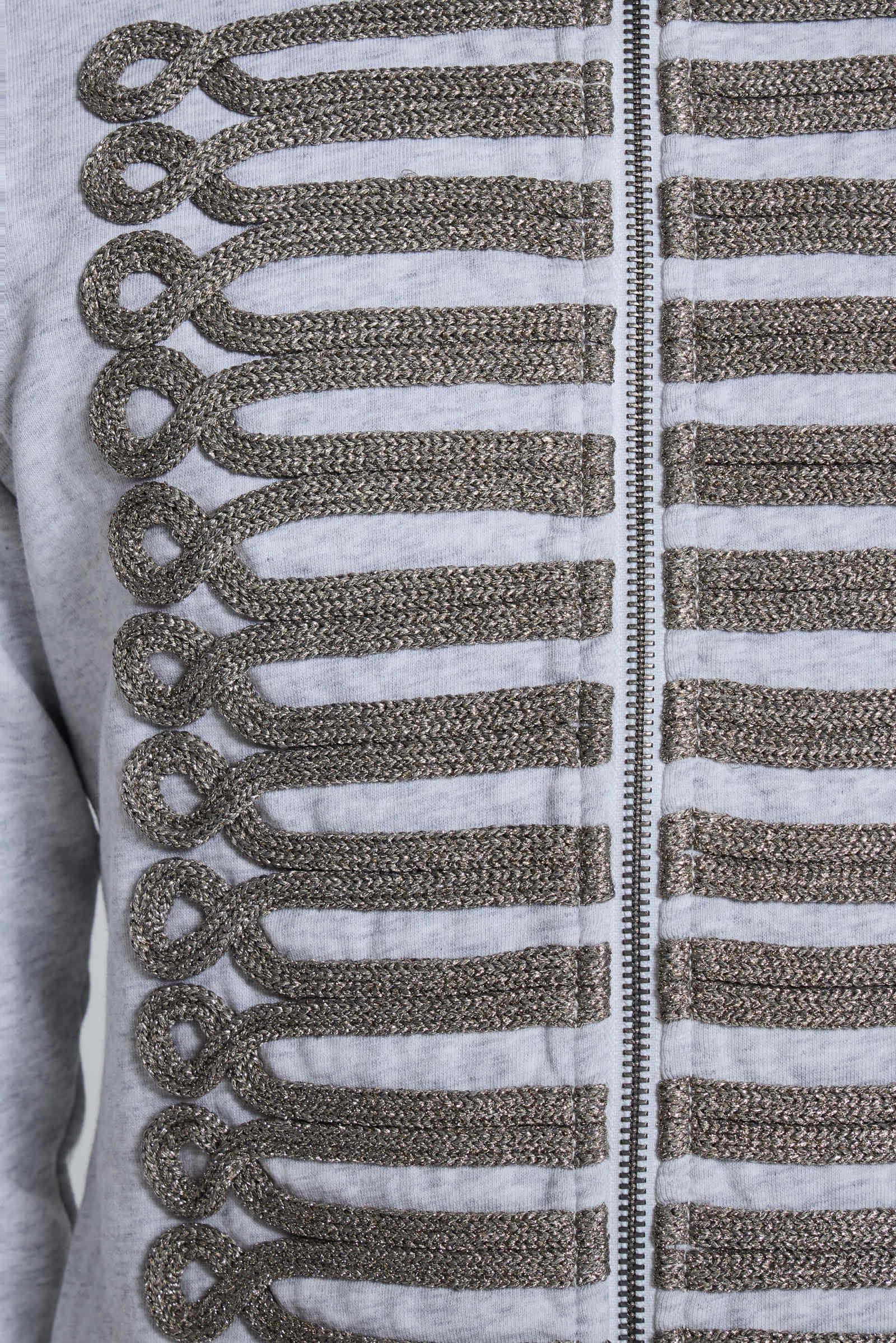 Grey Marl Military Monster Hoodie