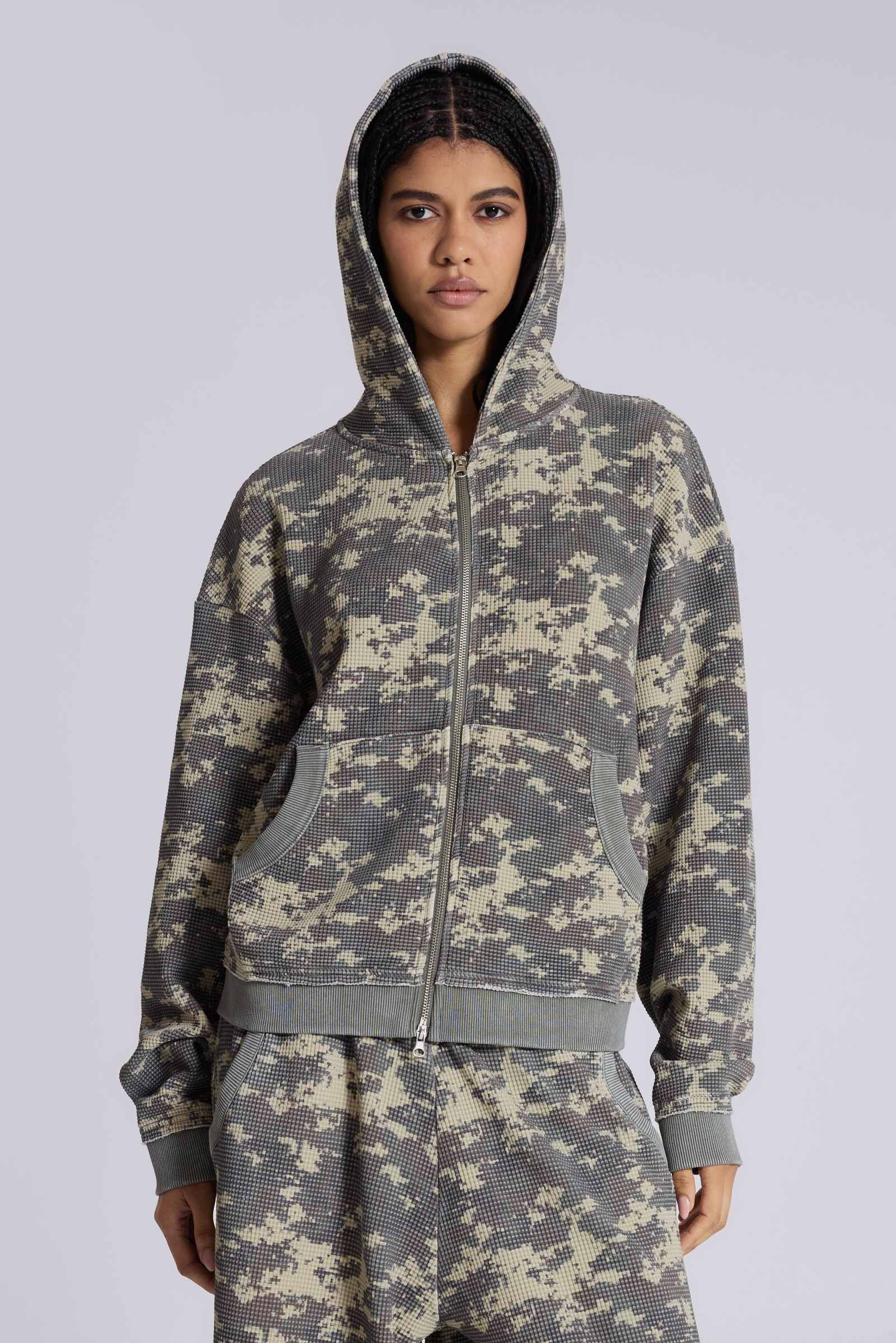 Digi Camo Waffle Hoodie
