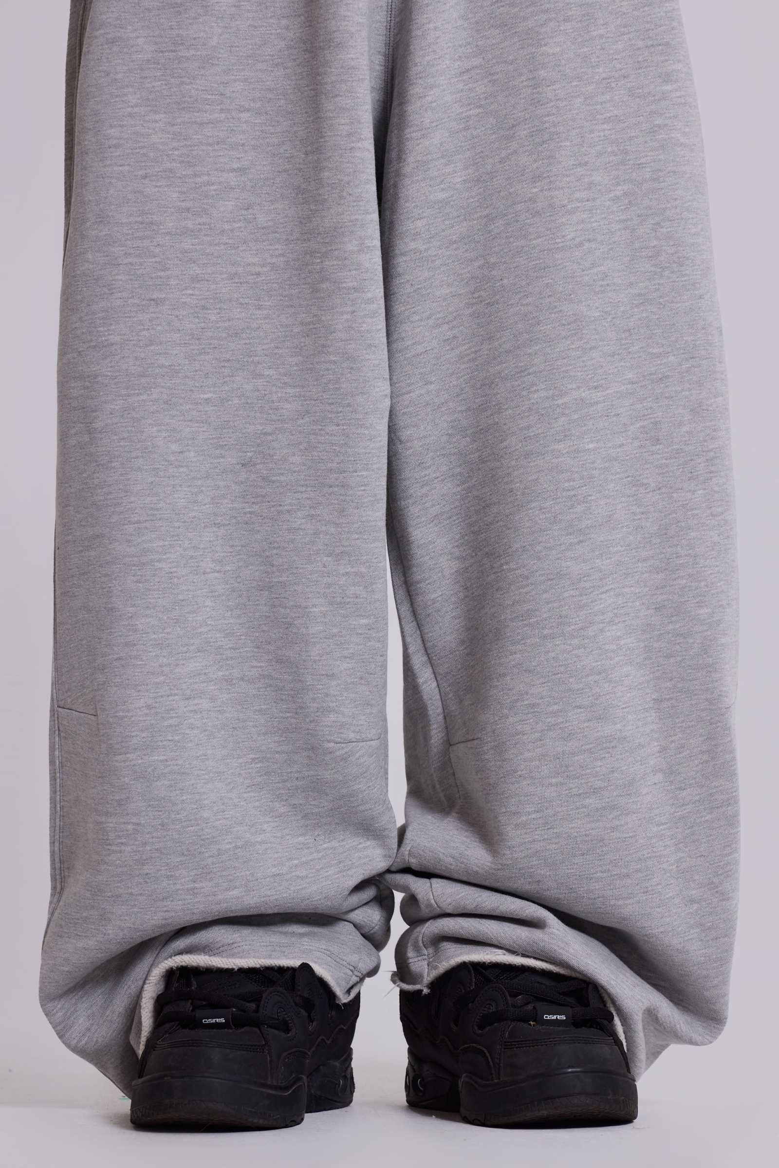 Petite Grey Marl Baggy Monster Joggers