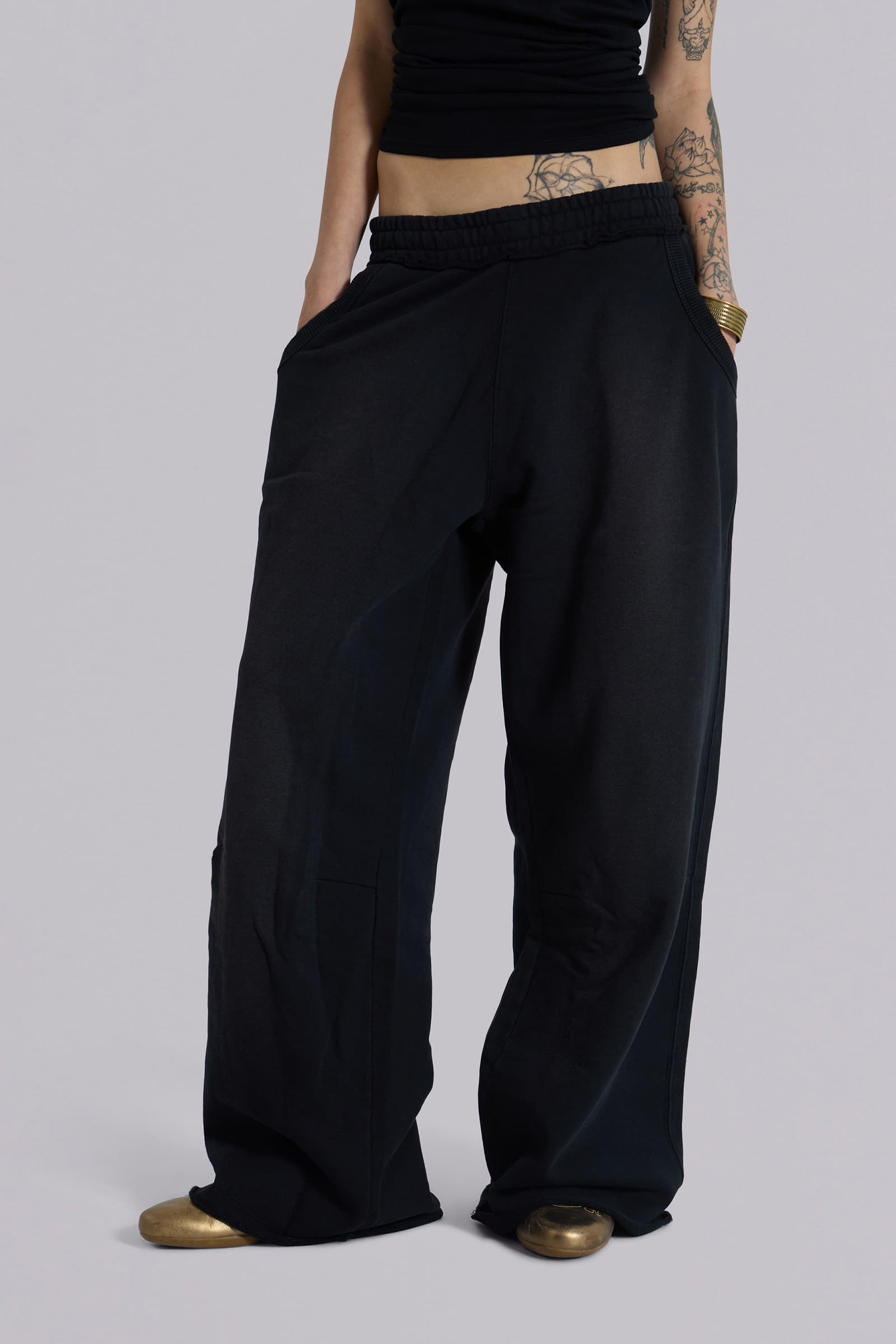 Black Monster Joggers