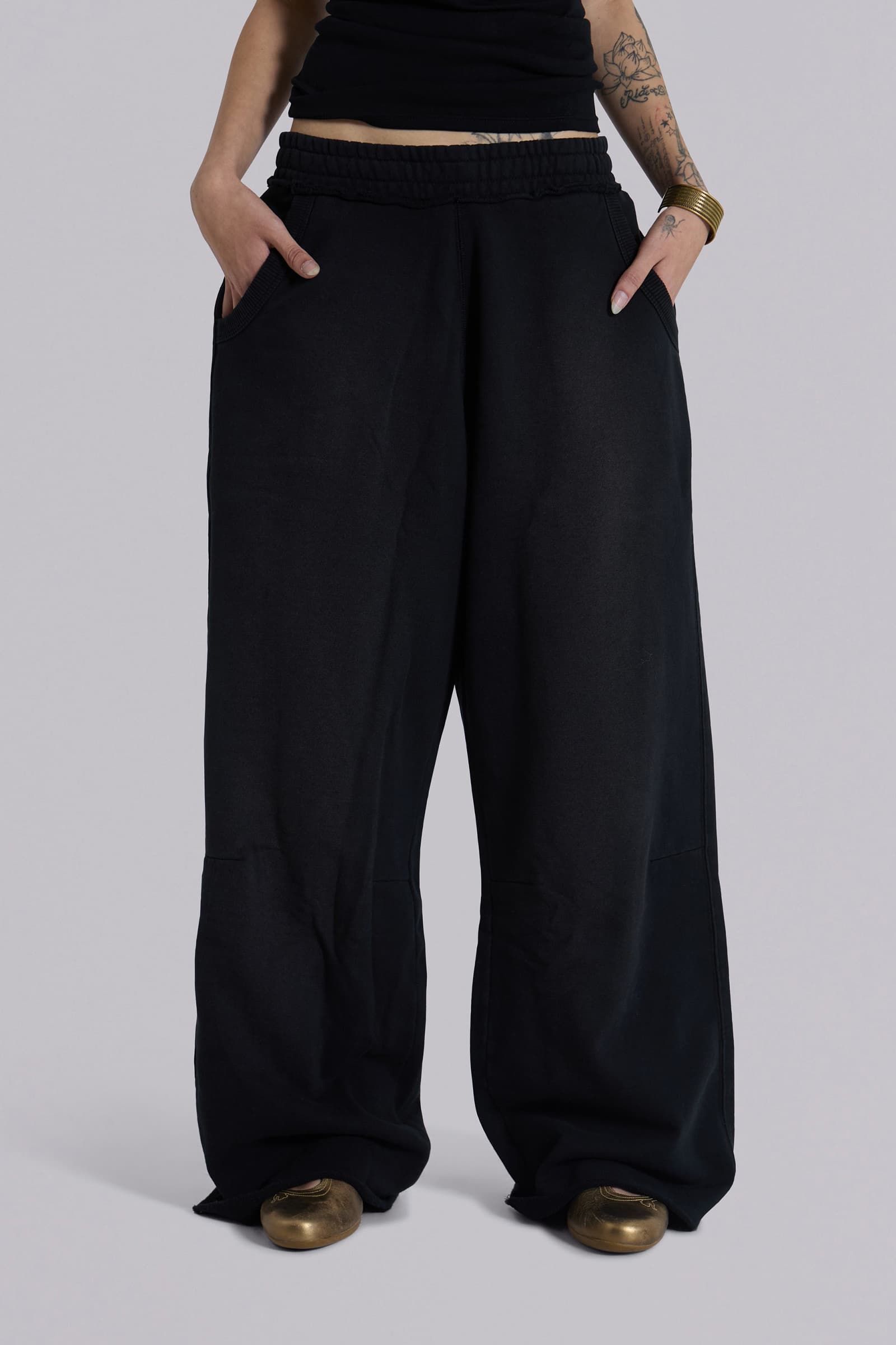 Black Monster Joggers