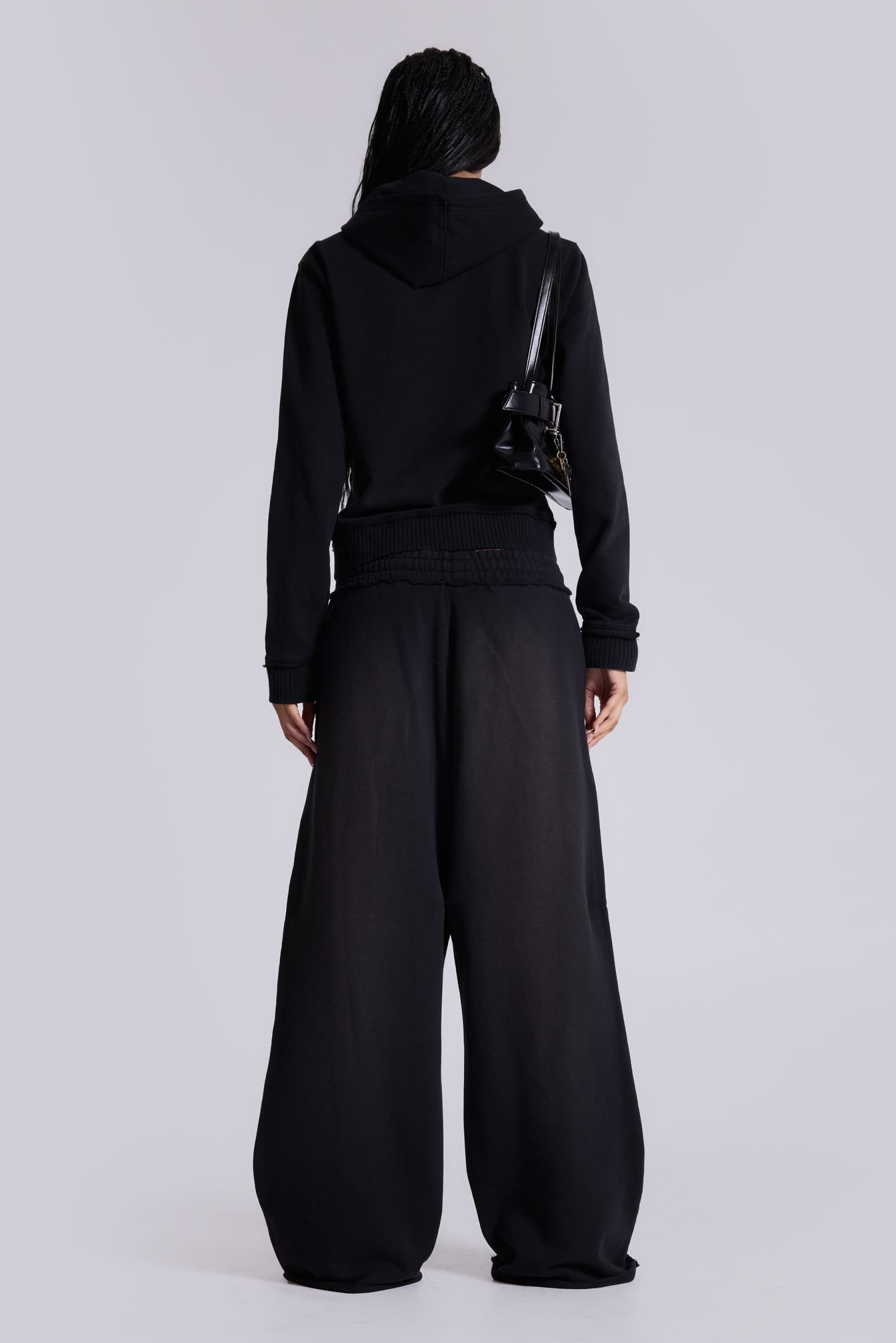 Black Baggy Monster Joggers