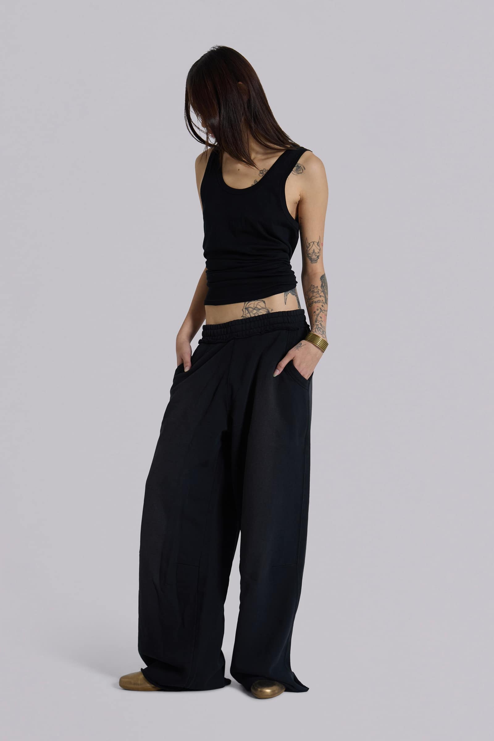 パンツ JADED LONDON Solid Black XLColossusJeans Solid Black XL Colossus Jeans | Jaded London