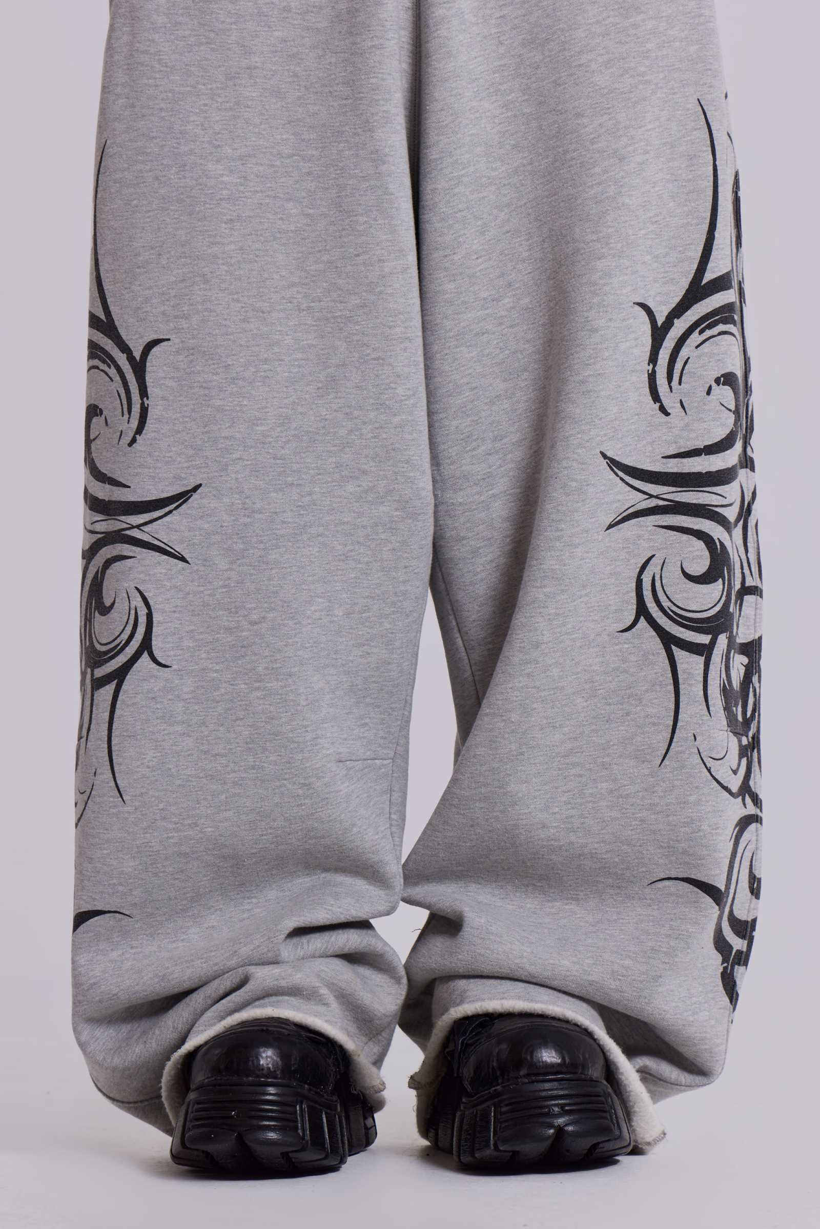 パンツ jaded london Grey Baggy Blade Joggers Grey Blade Joggers | Jaded Man