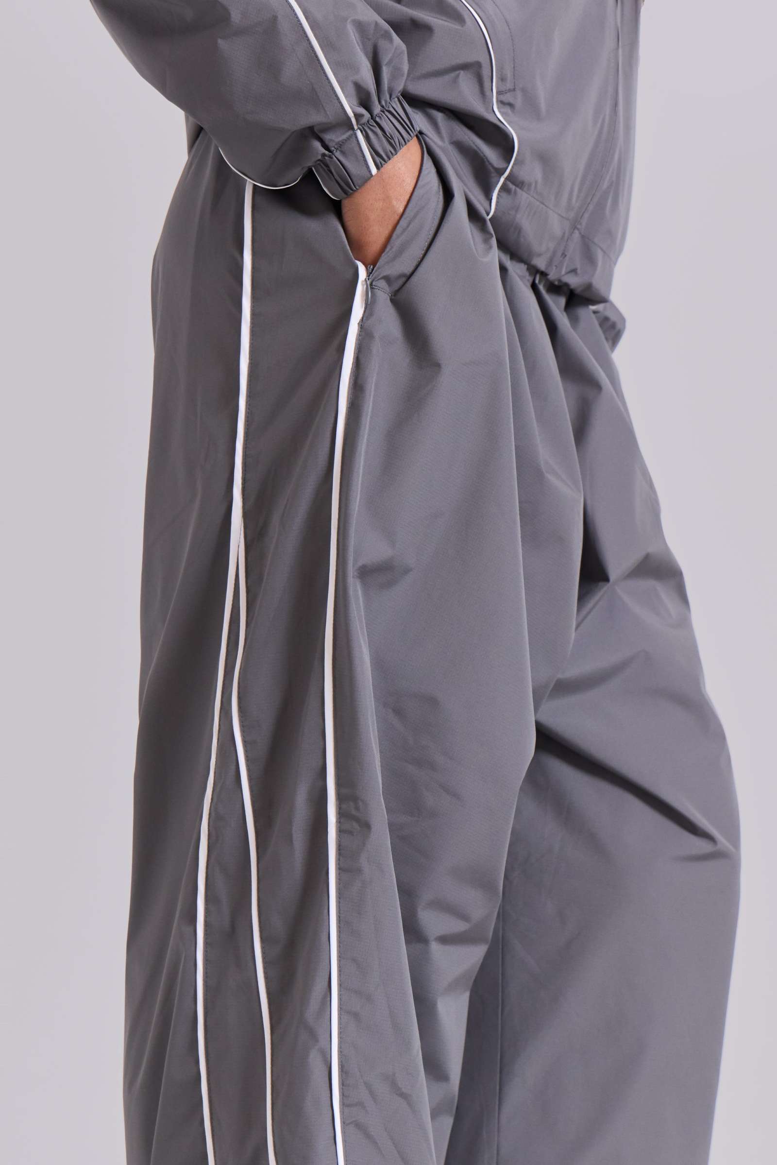 Grey Vapor Tracksuit Bottoms