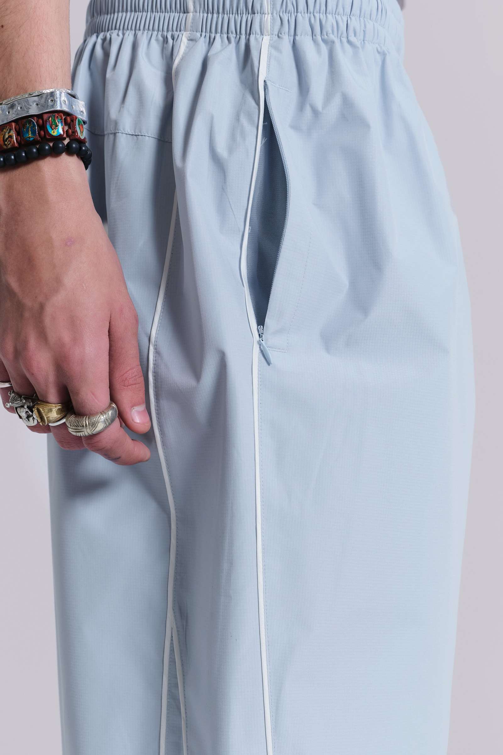 Blue Vapor Tracksuit Bottoms