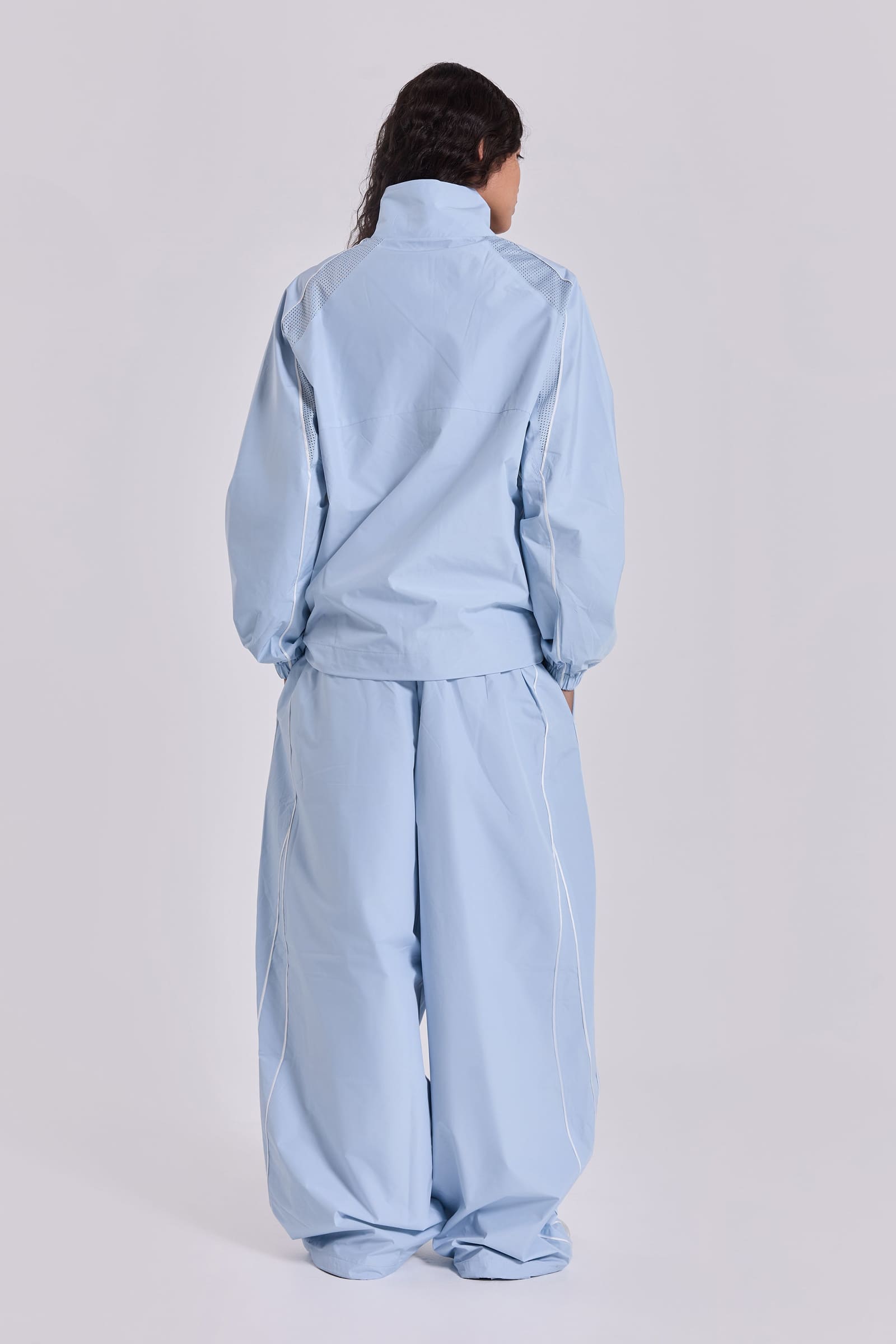 Blue Vapor Tracksuit Bottoms
