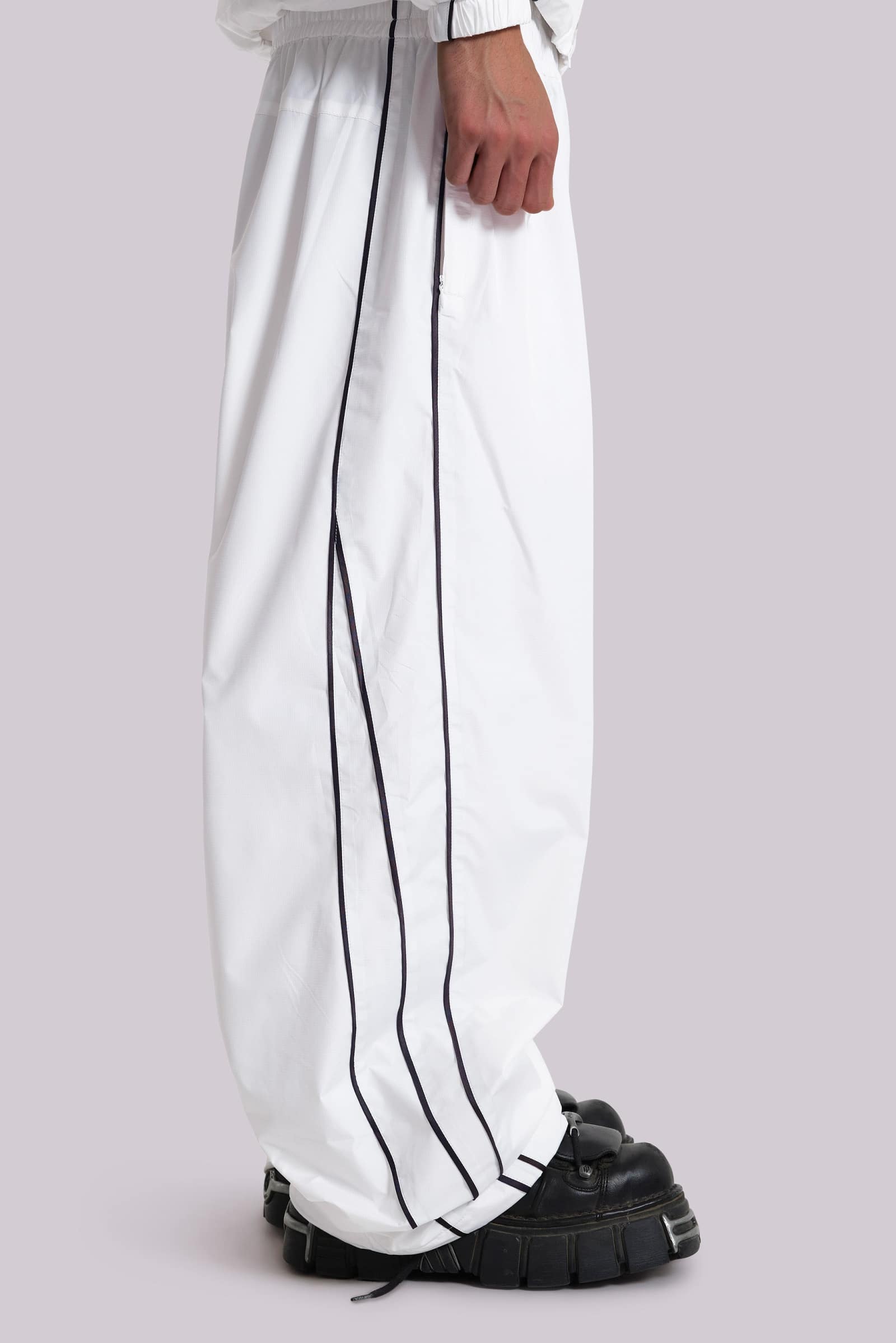 White Vapor Tracksuit Bottoms