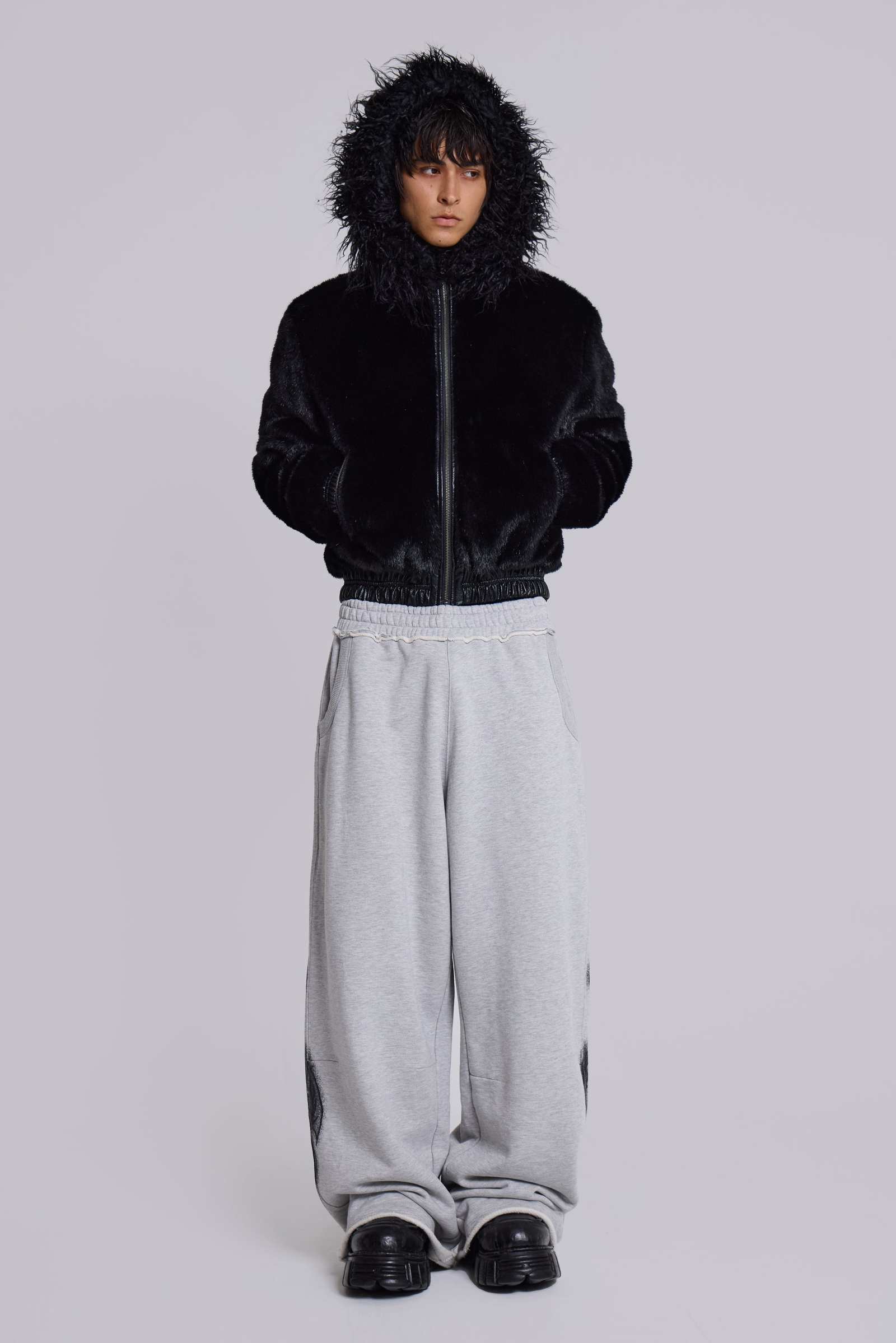 Gothic Print Baggy Monster Joggers