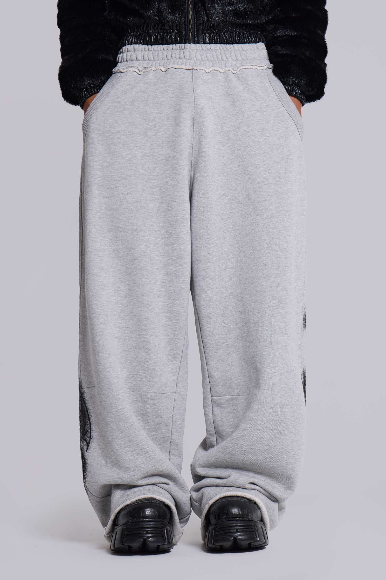 Gothic Print Baggy Monster Joggers