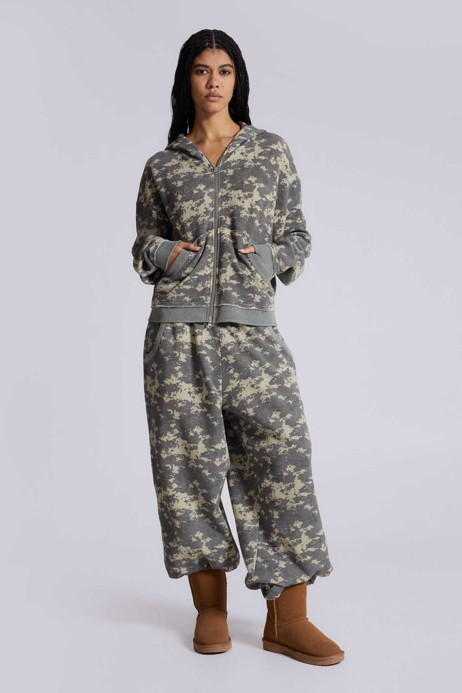 Digi Camo Waffle Monster Joggers
