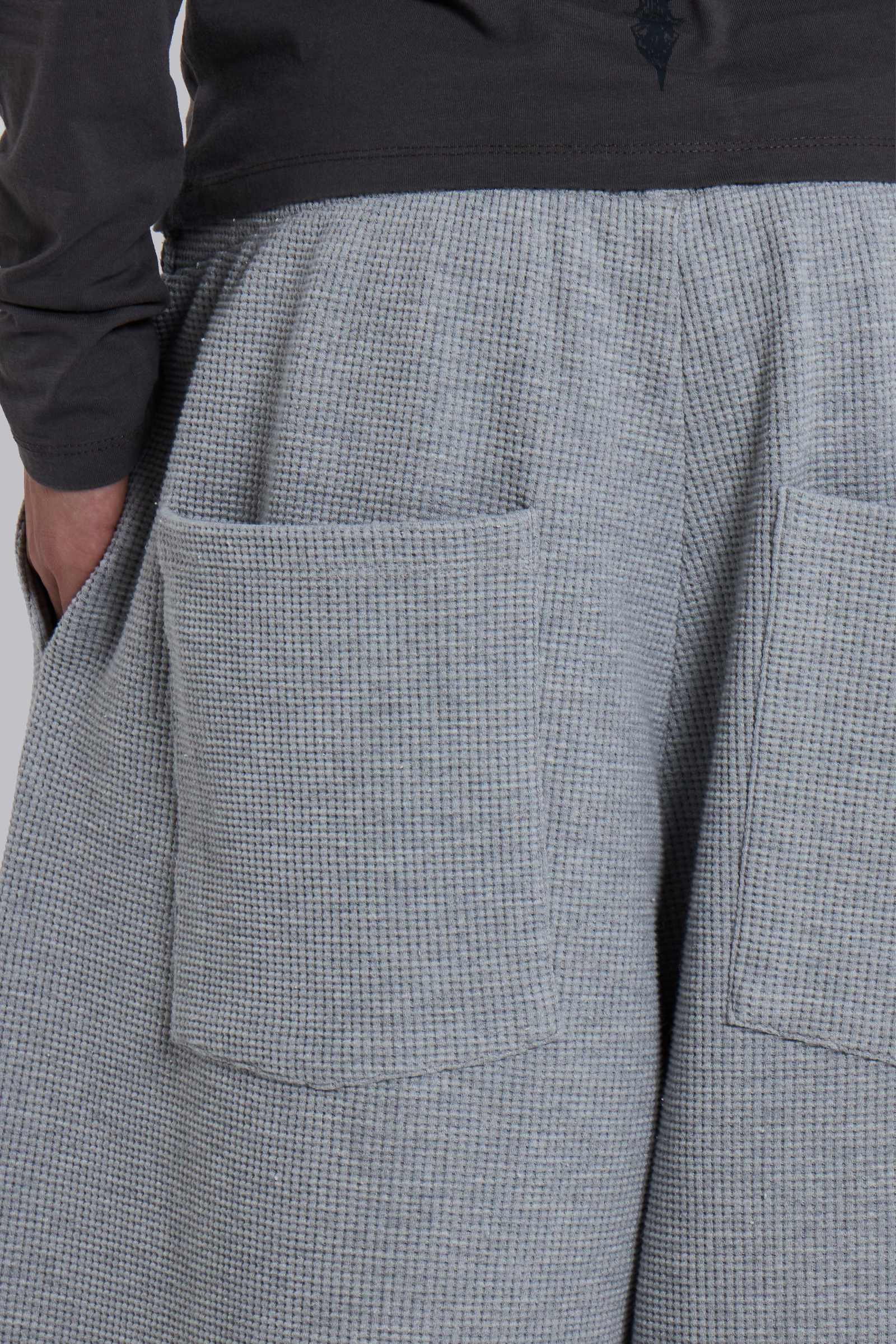 Grey Marl Waffle Monster Joggers