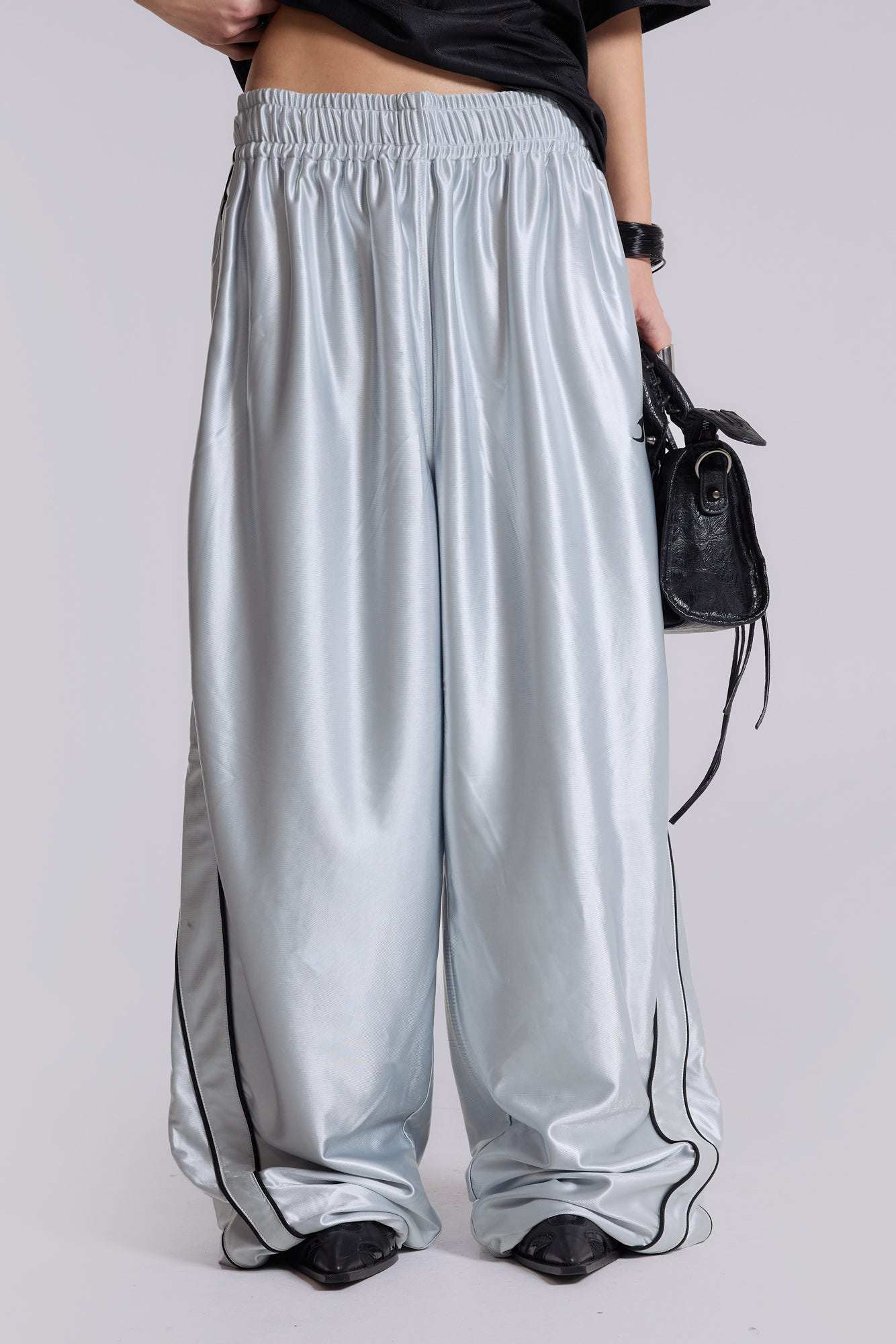 Metallic Vapor Joggers