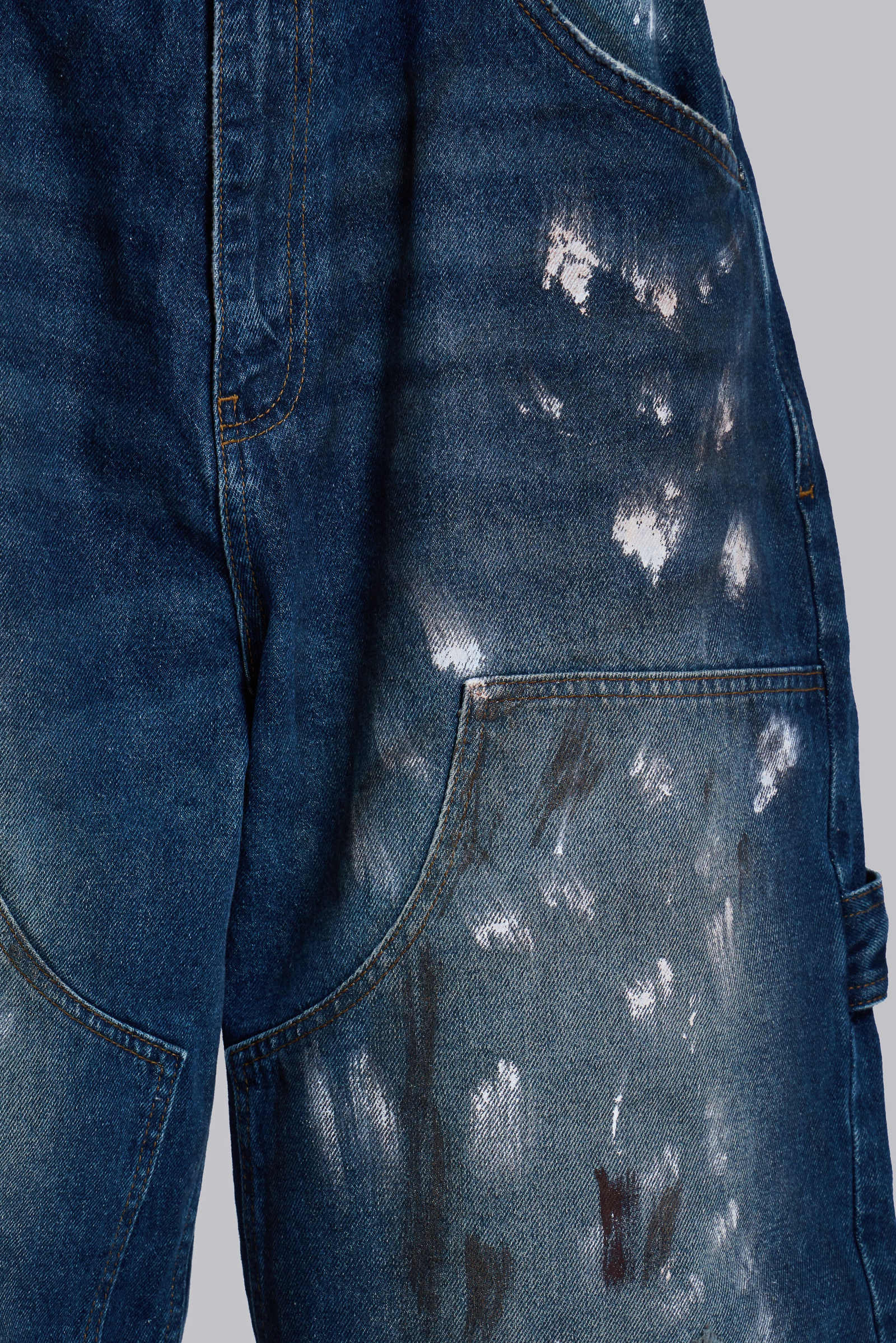 Splatter Cinch Jeans