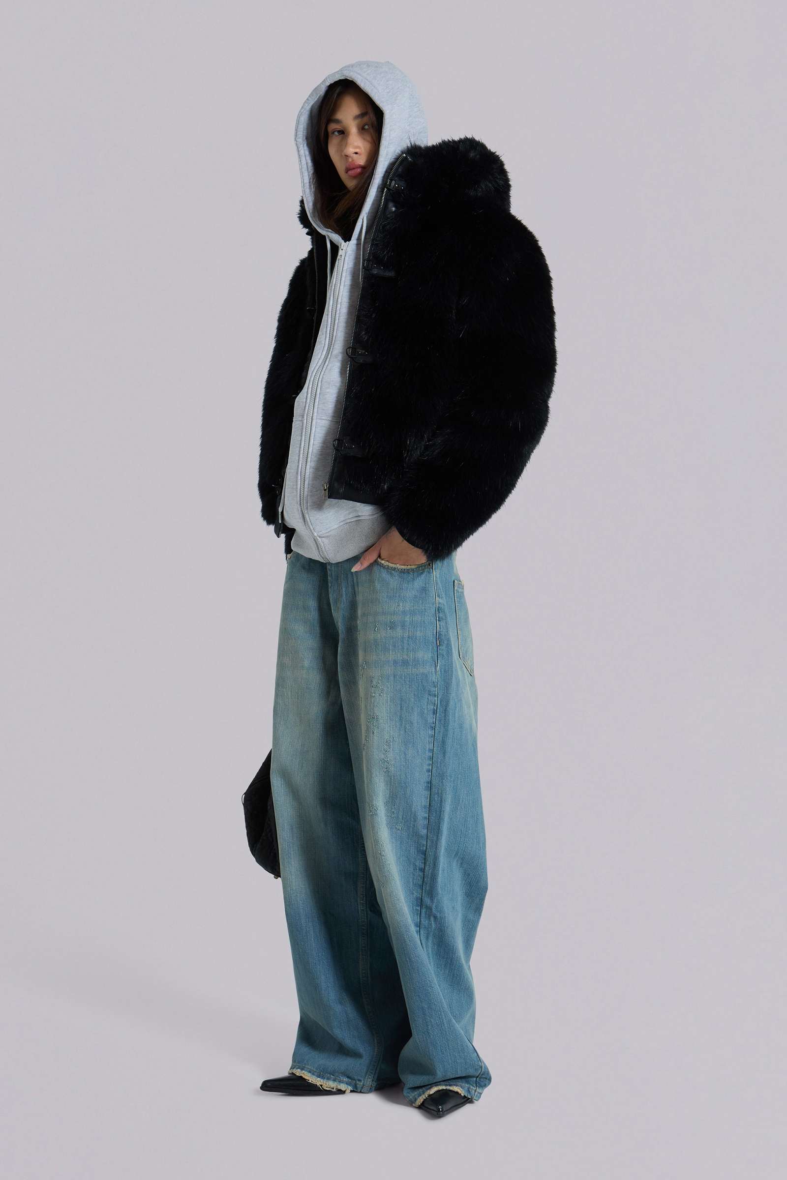 Light Wash Slub XL Colossus Jeans | Jaded London | Clothing