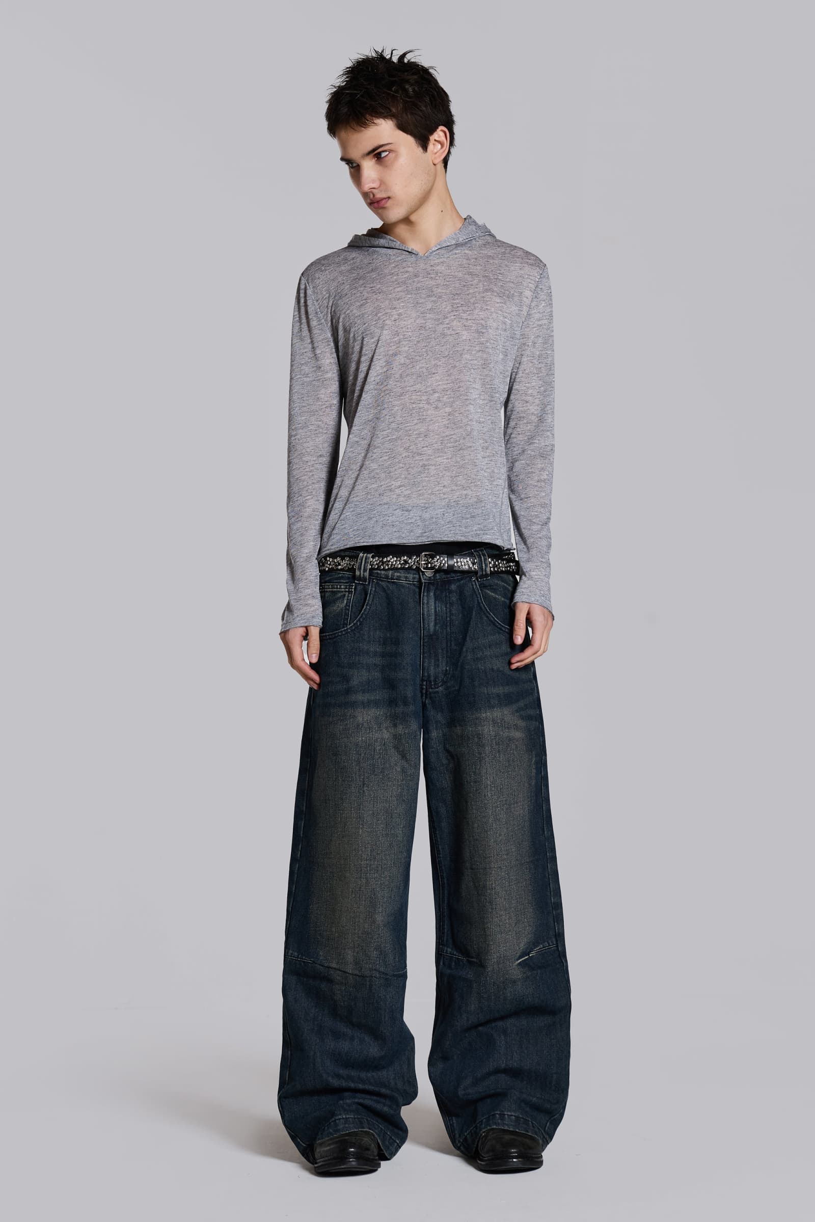 Mid Blue Slub Colossus Jeans
