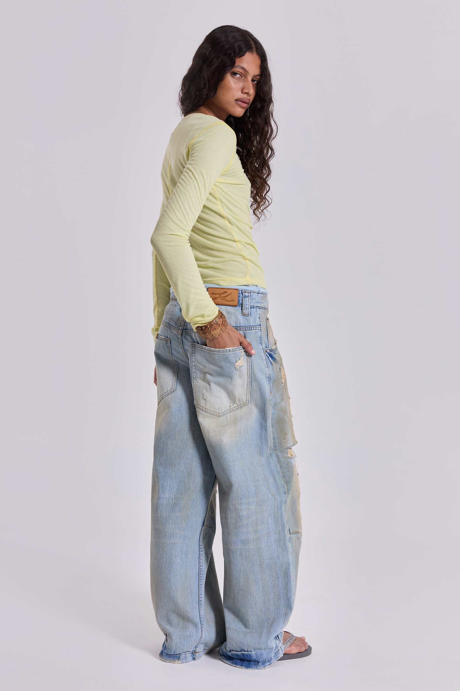 ★JADED LONDON UK★ Reef Dirty-Wash Colossus Jeans Reef Dirty-Wash Colossus Jeans | Jaded London | Clothing