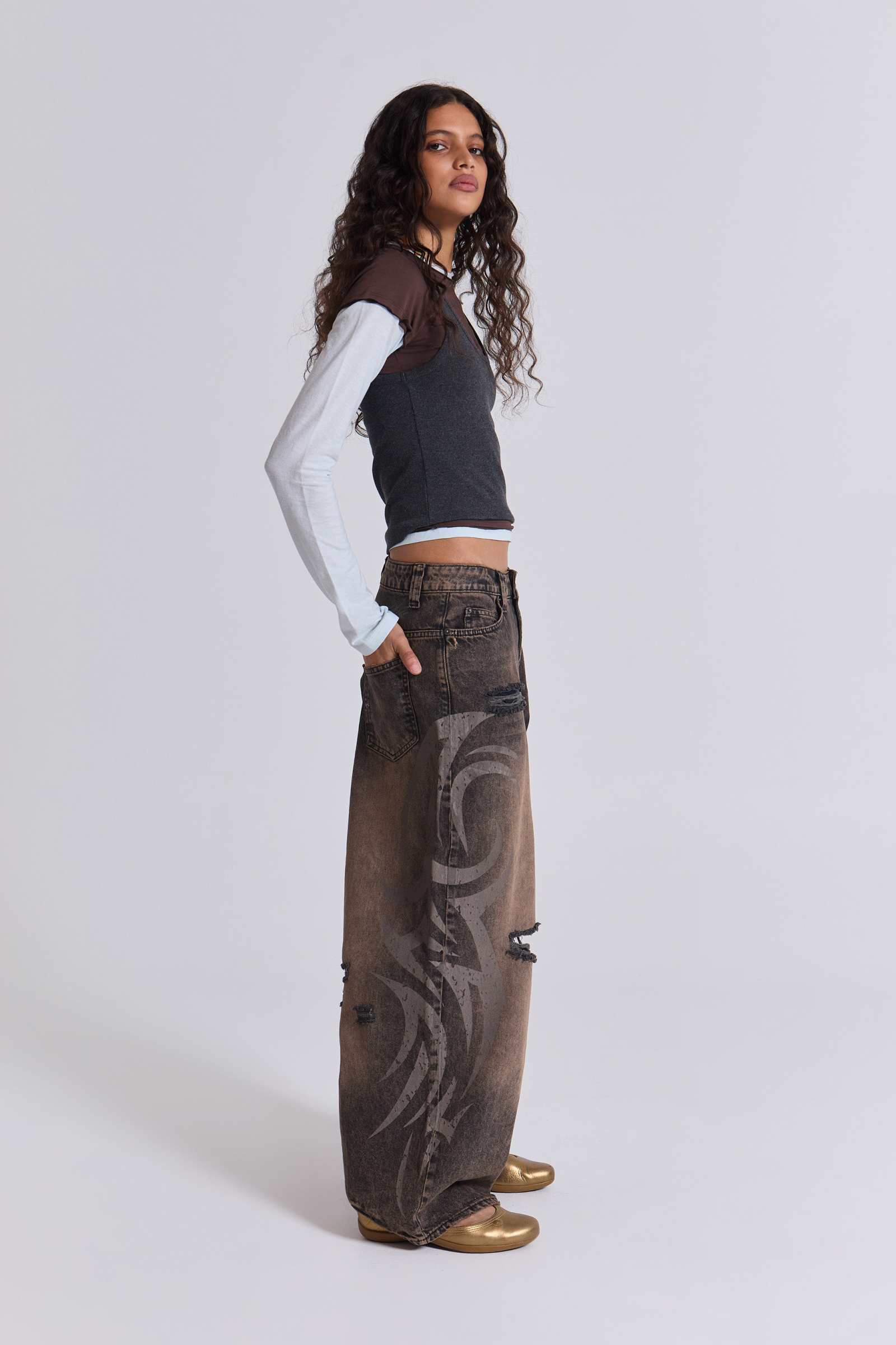 Light Wash Blade XL Colossus Jeans | Jaded London | Clothing