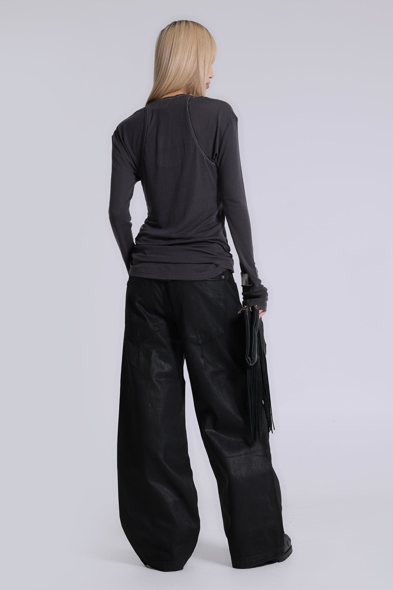 Coated Zip Colossus Jeans