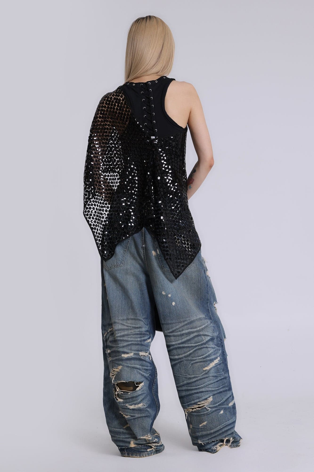 Hidden Camo Ripped XL Colossus Jeans