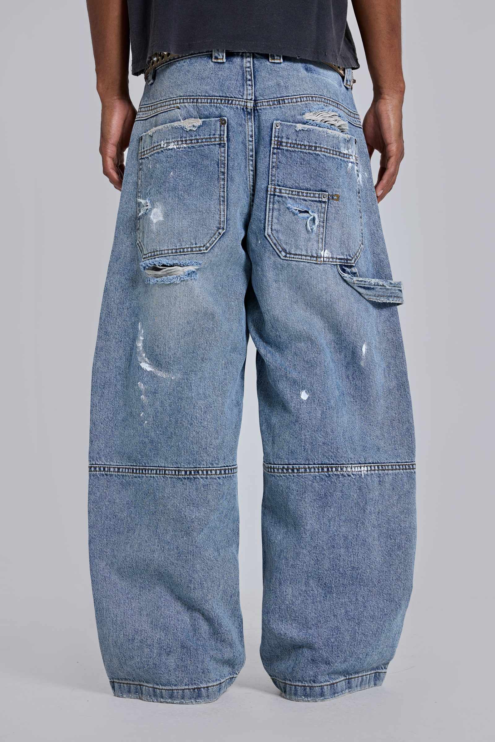 LIGHT BLUE MUD WASH CARPENTER JEANS