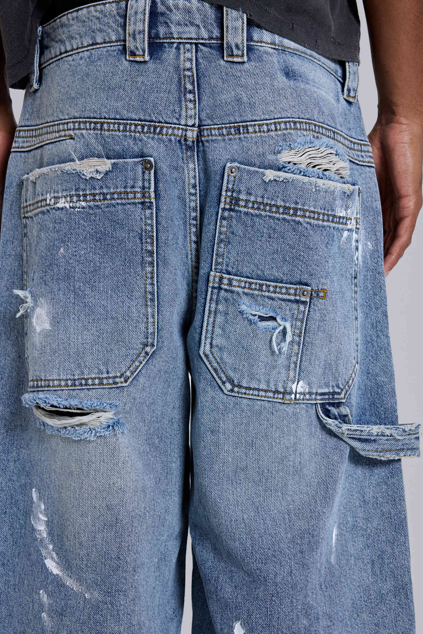 LIGHT BLUE MUD WASH CARPENTER JEANS