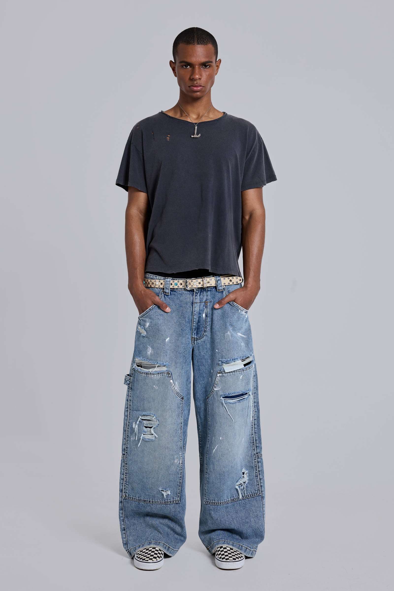 LIGHT BLUE MUD WASH CARPENTER JEANS