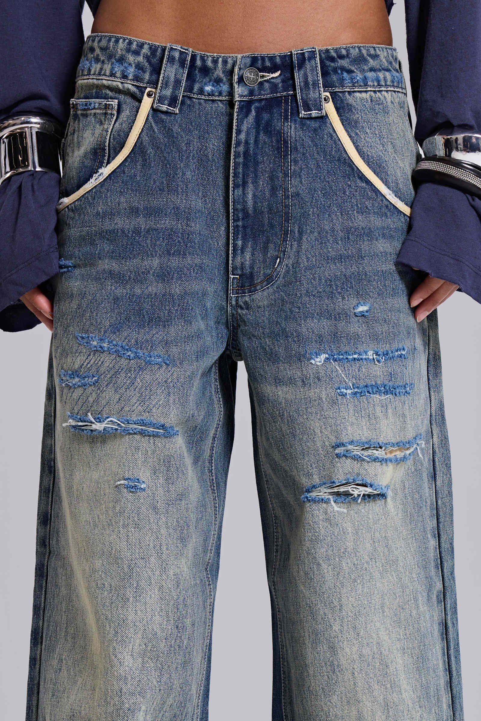 Torn Lowrise Colossus Jeans