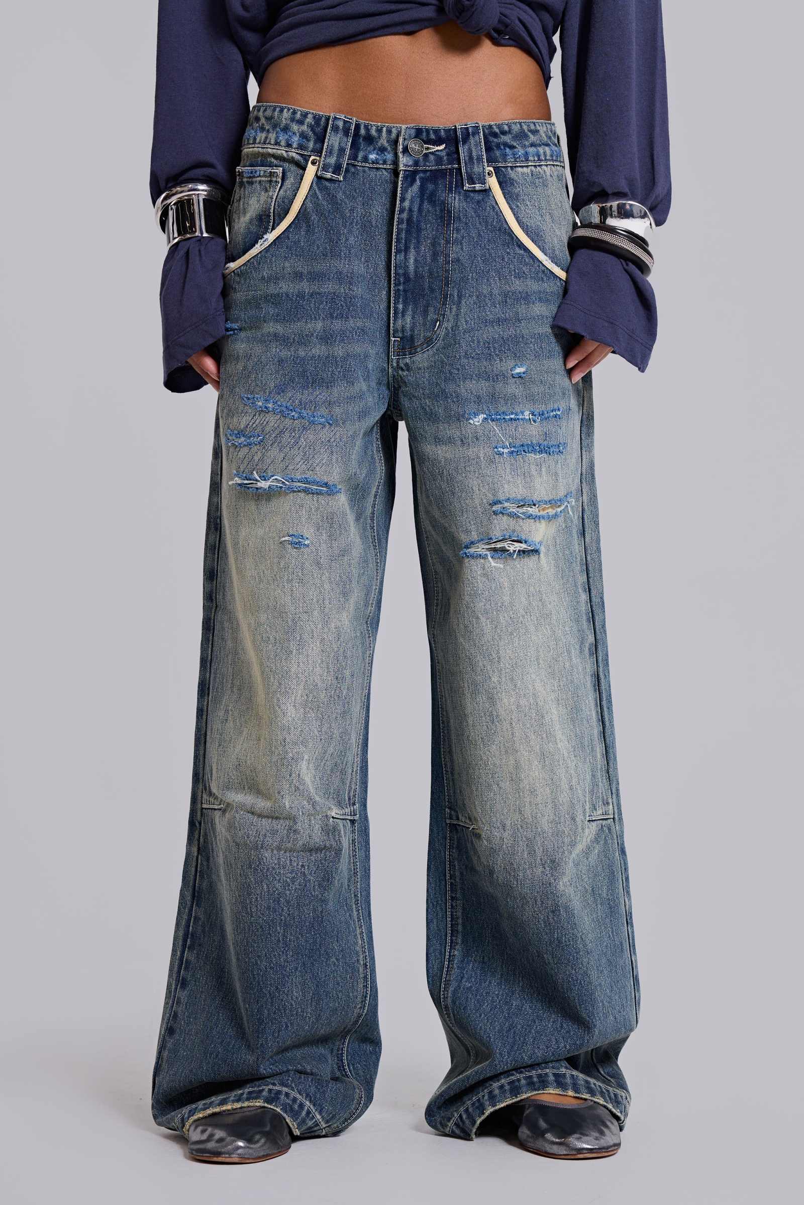 Torn Lowrise Colossus Jeans
