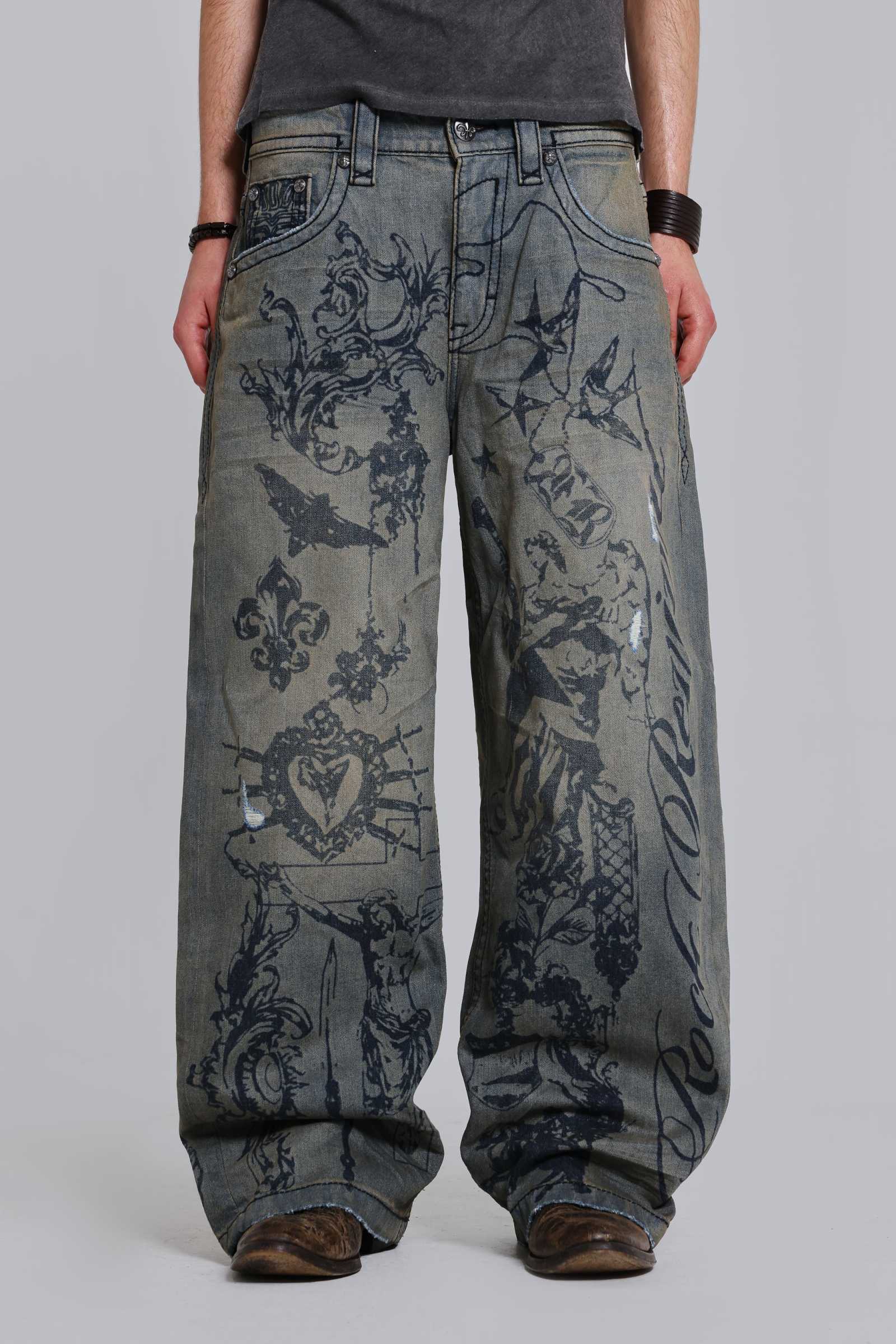 Rock Revival Inked Jeans