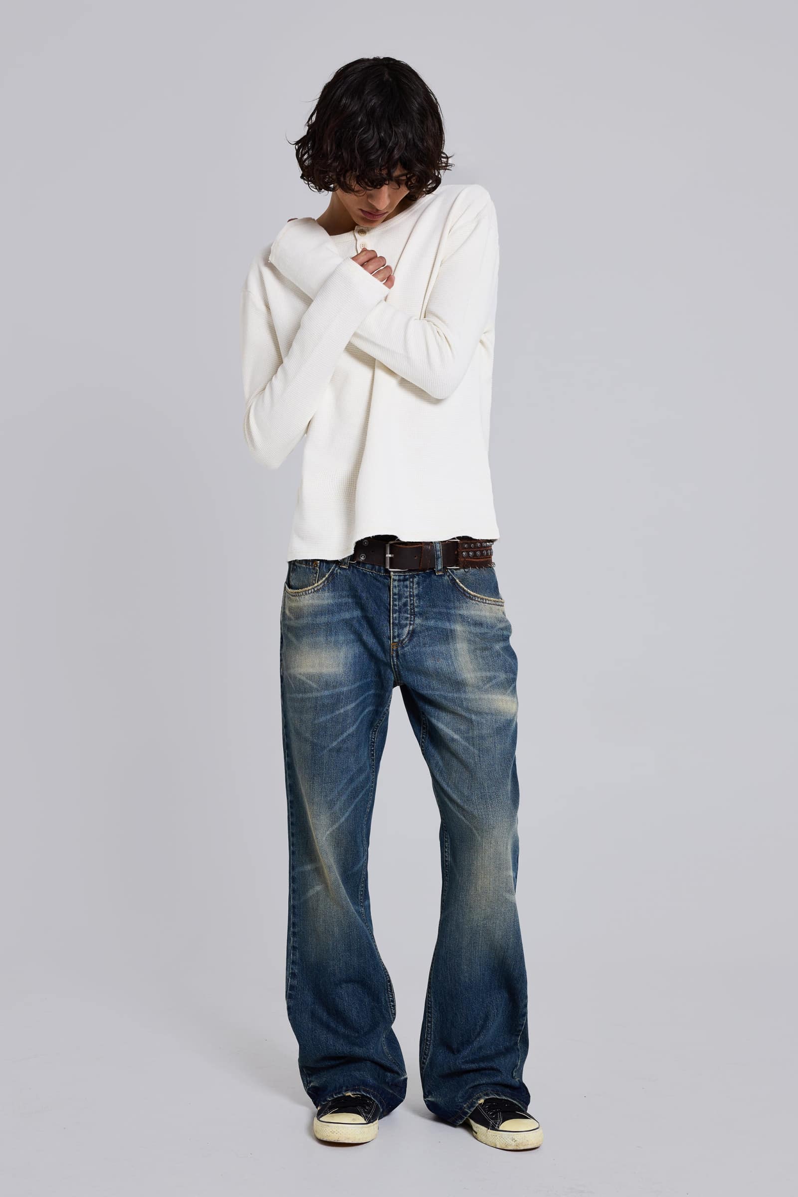 Mid Wash Blue Jude Bootcut Jeans